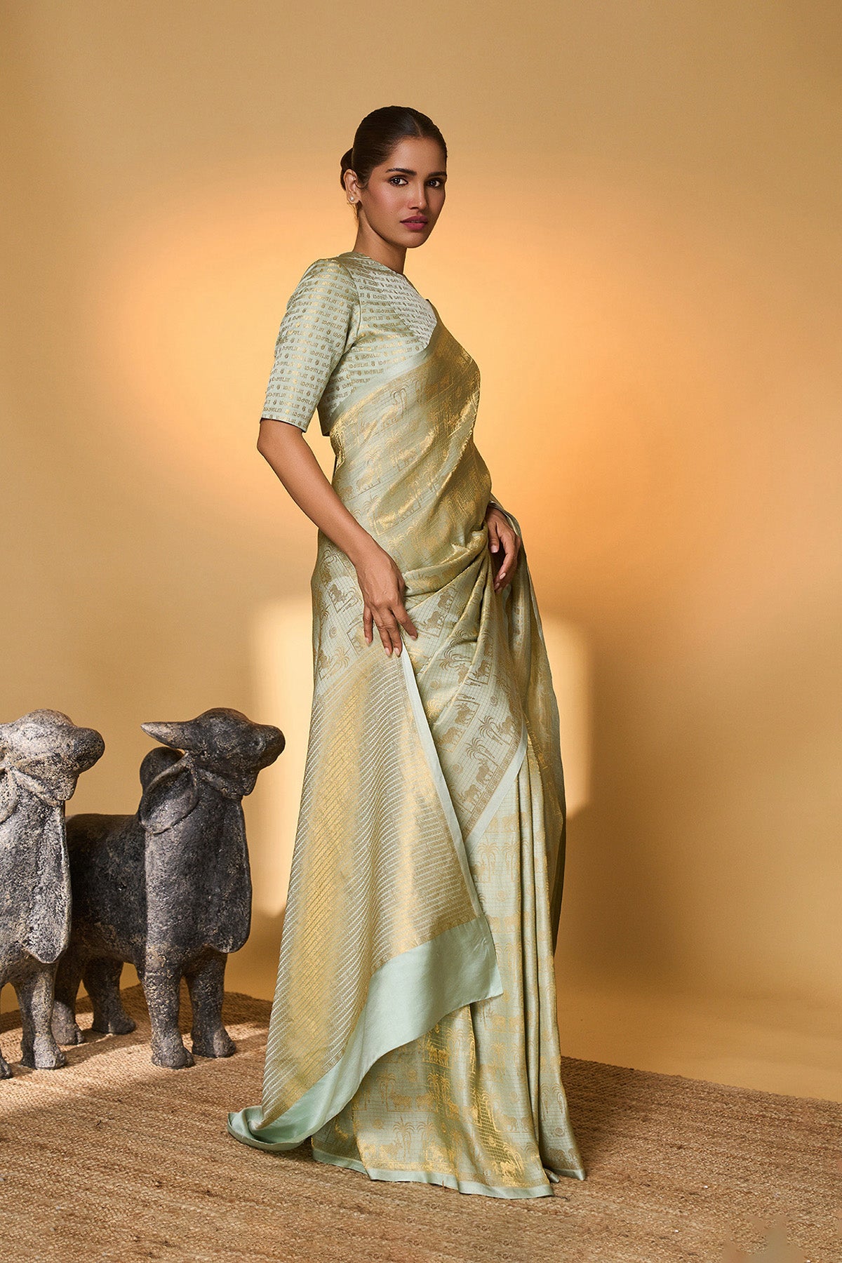 Kashni Chaand Chaukor Saree