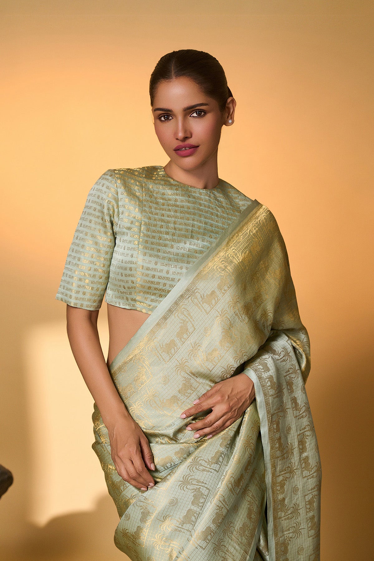 Kashni Chaand Chaukor Saree