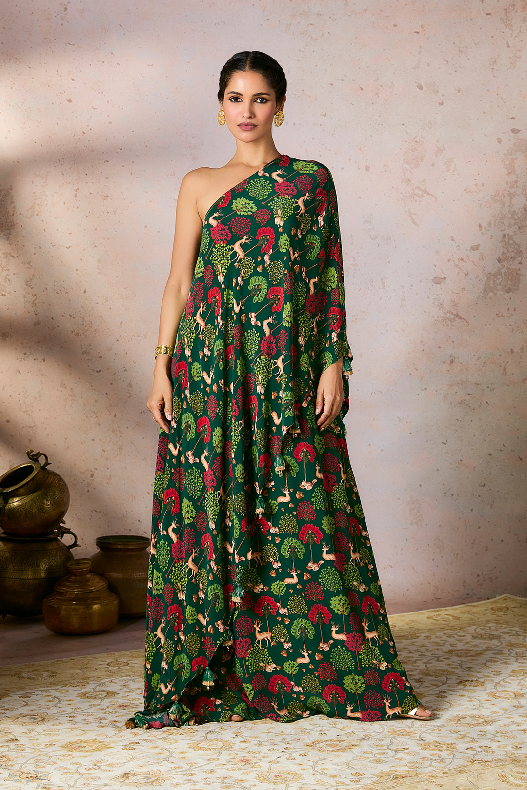 Green Midnight Maze Dress 0