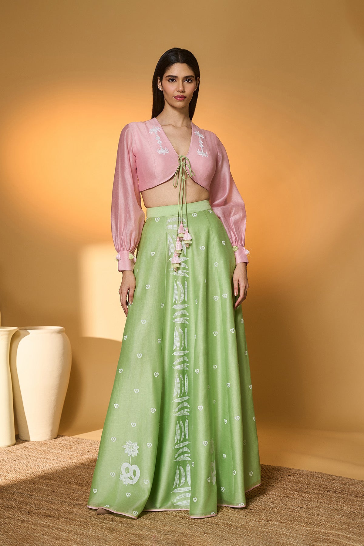 Totem Pod On Lunar Aisle Skirt Set