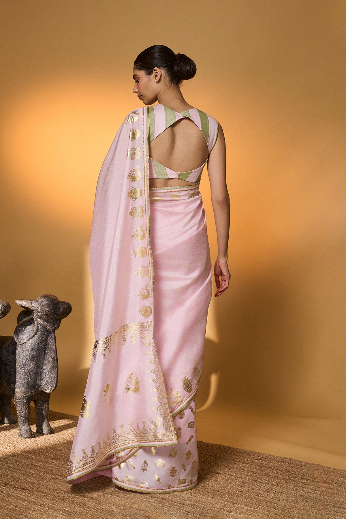 Baby Pink All Charms Saree