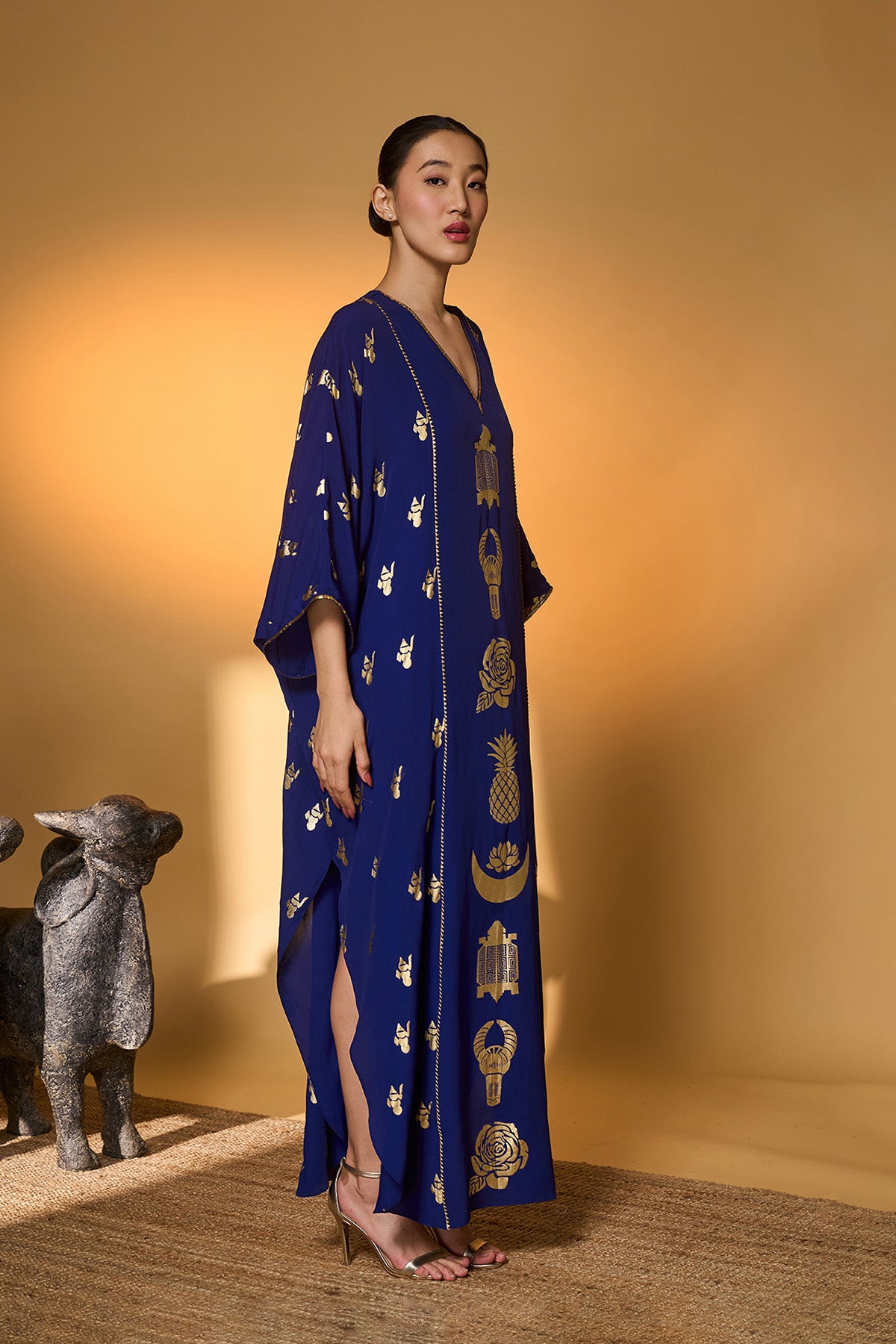 Electric Blue All Charms Kaftan