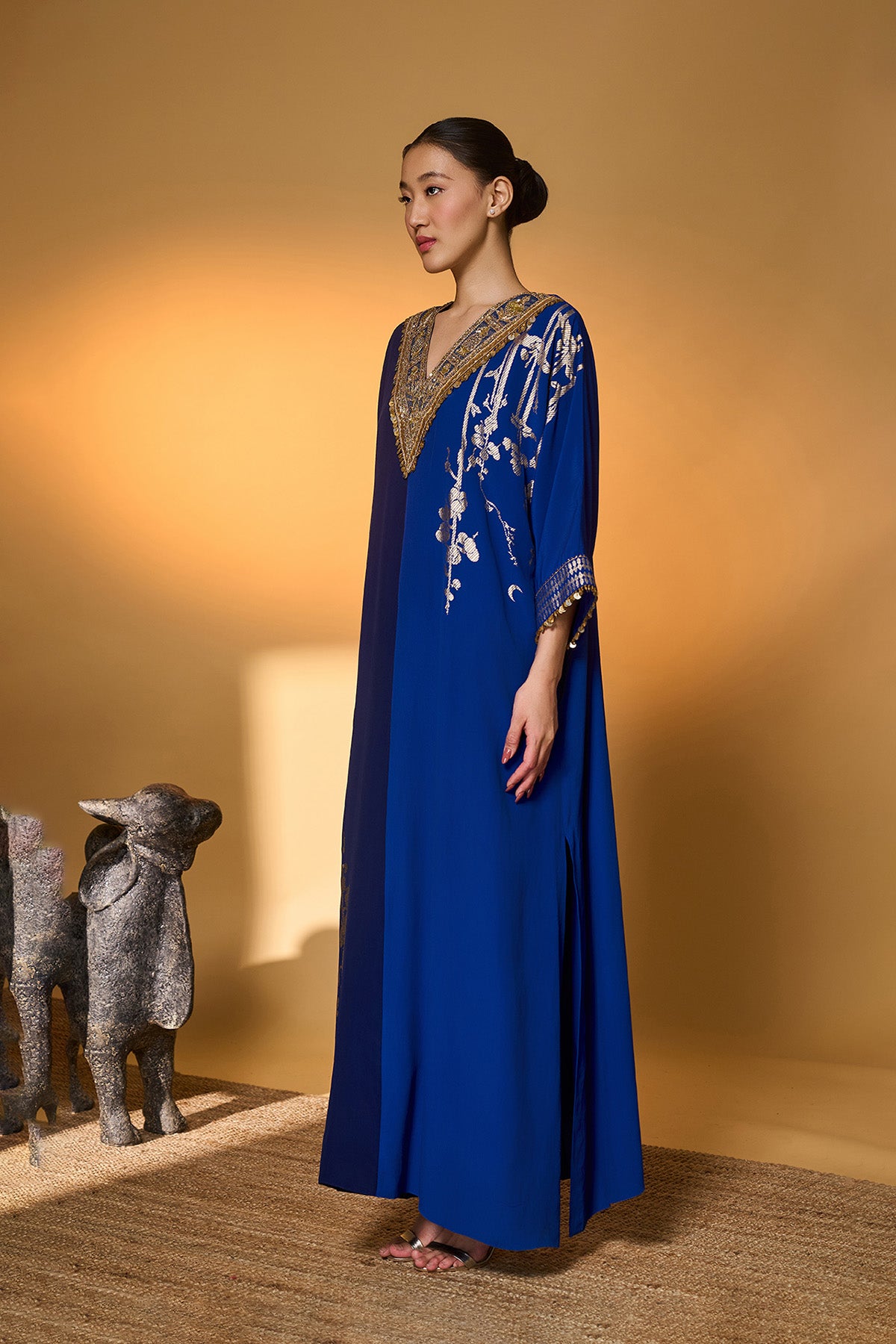 Blue Moonlight Melody Kaftan