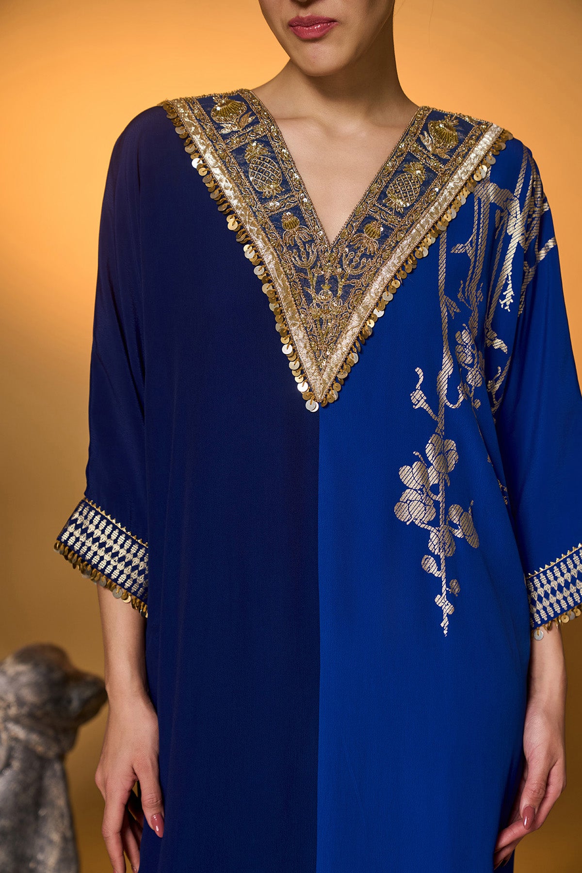 Blue Moonlight Melody Kaftan