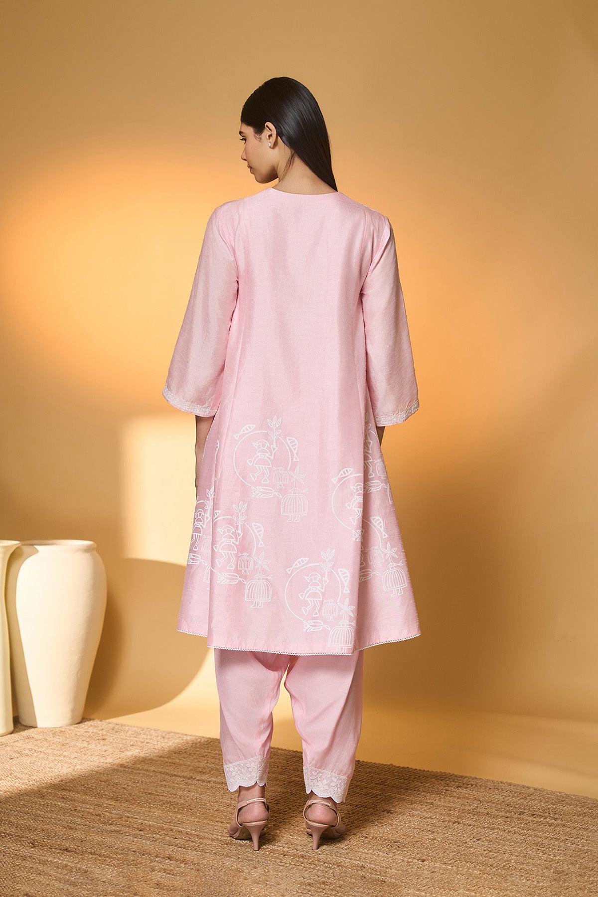 Blushing Bloom Kurta Set