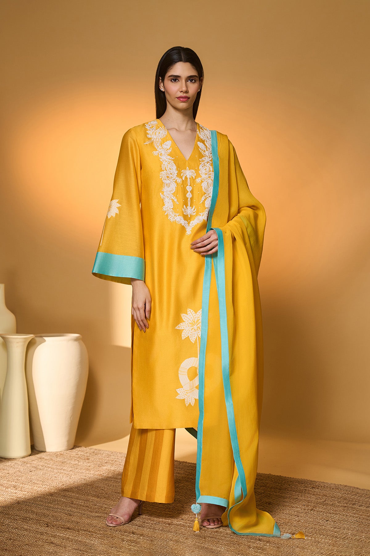 Yellow Jungle Bakery Kurta Set