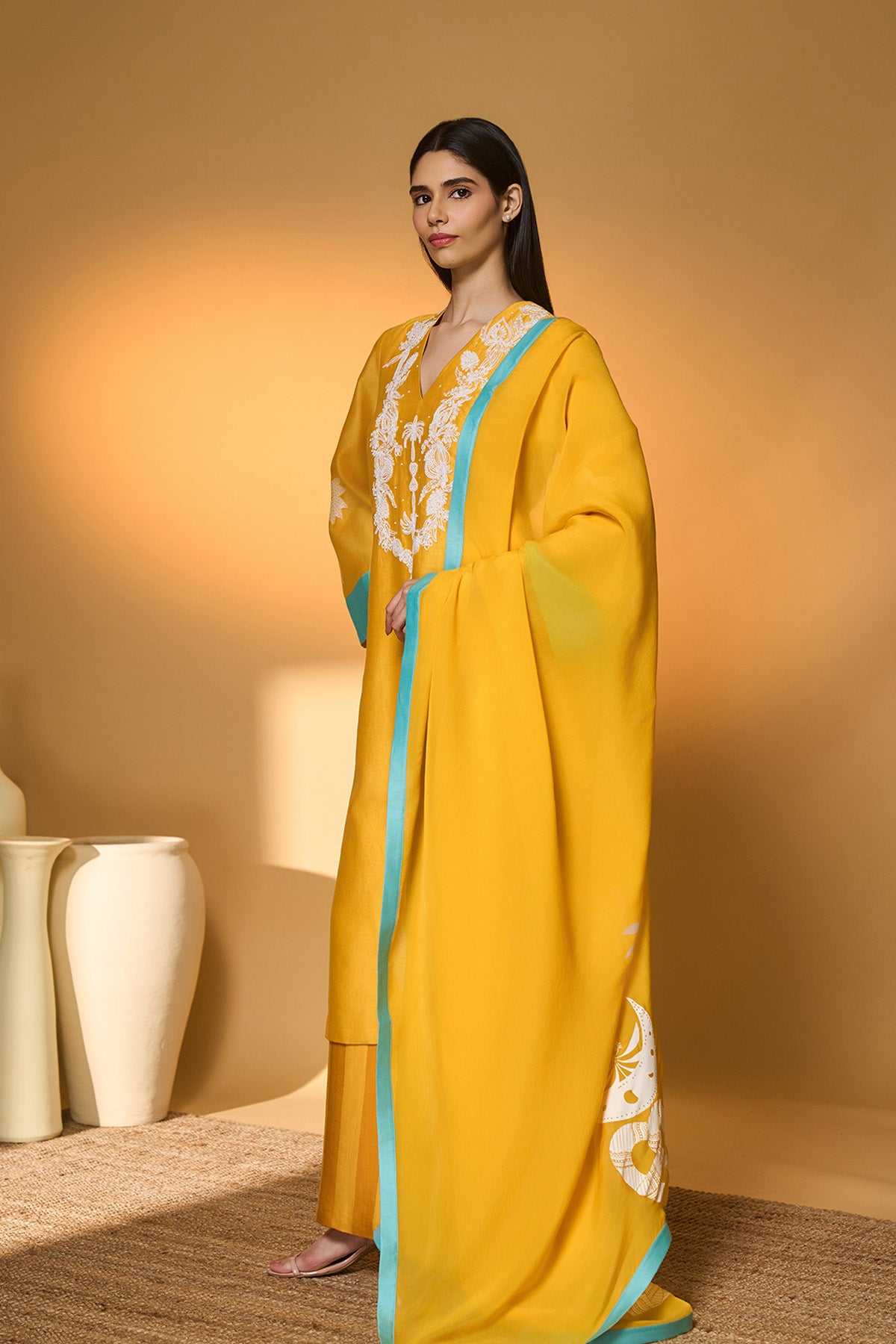 Yellow Jungle Bakery Kurta Set