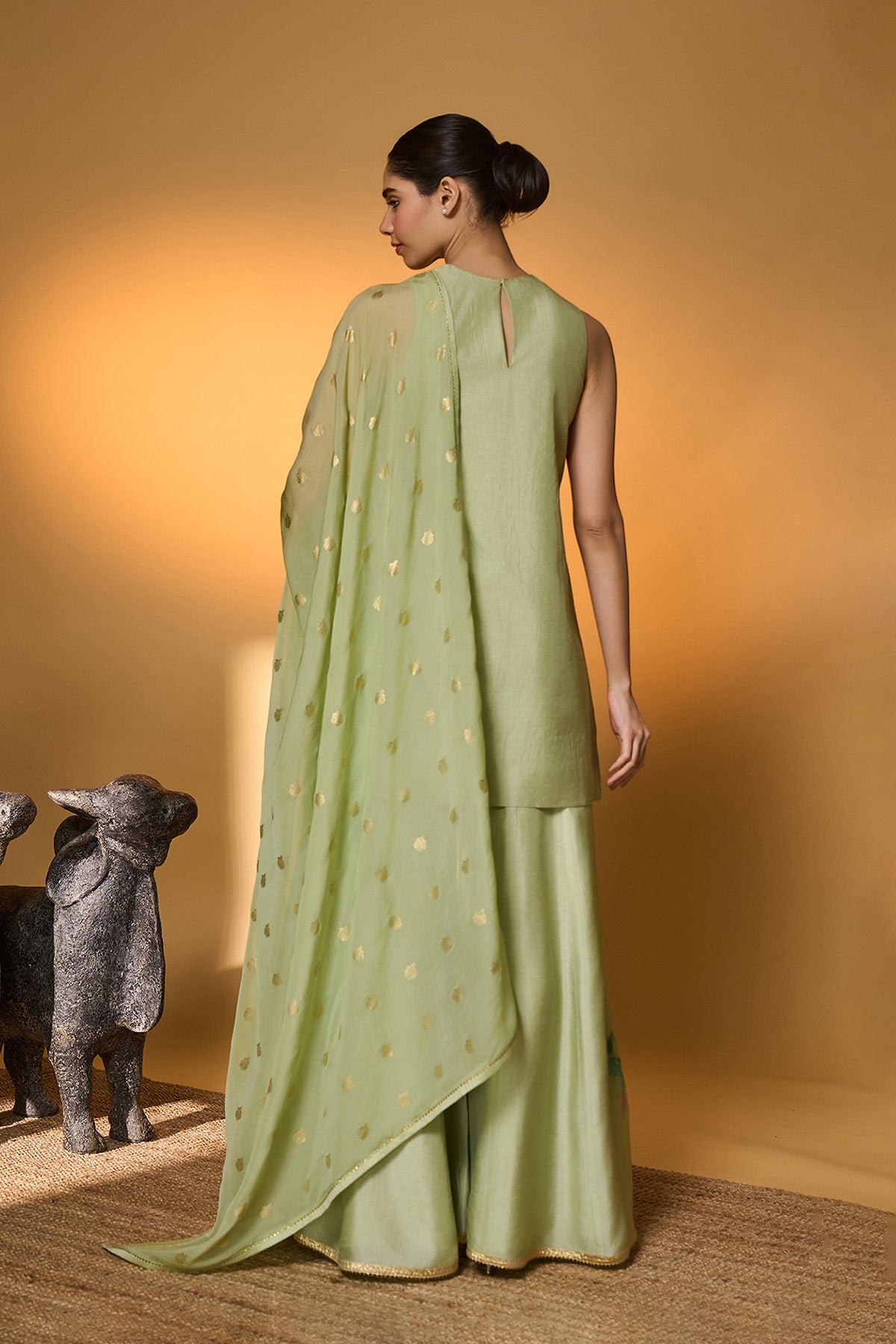 Mint Rose Blush Kurta Set