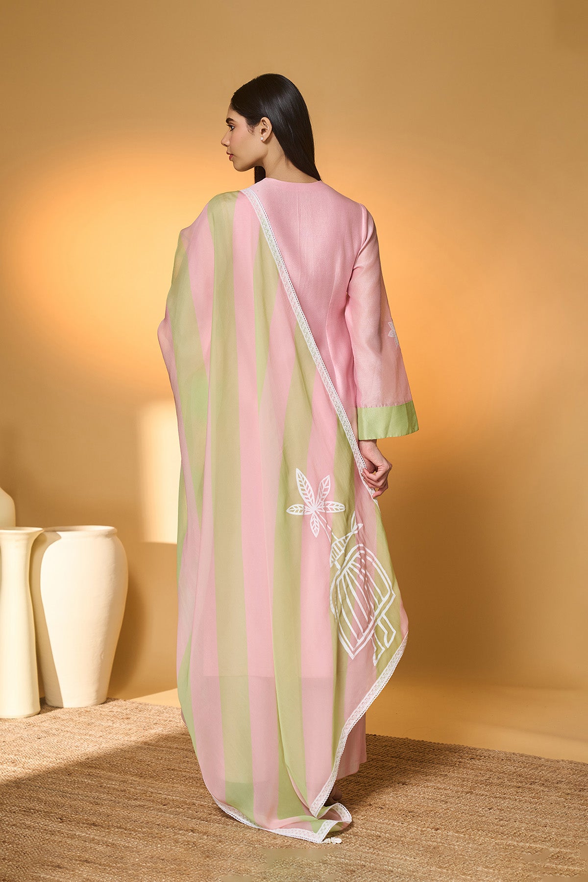 Blushing Bloom Kurta Set