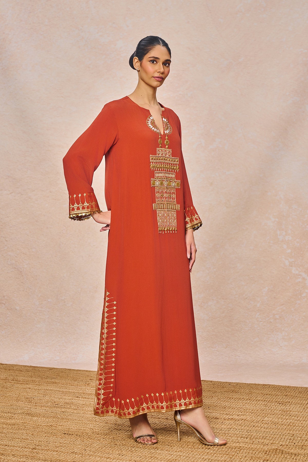 Rust Desert Muse Kaftan