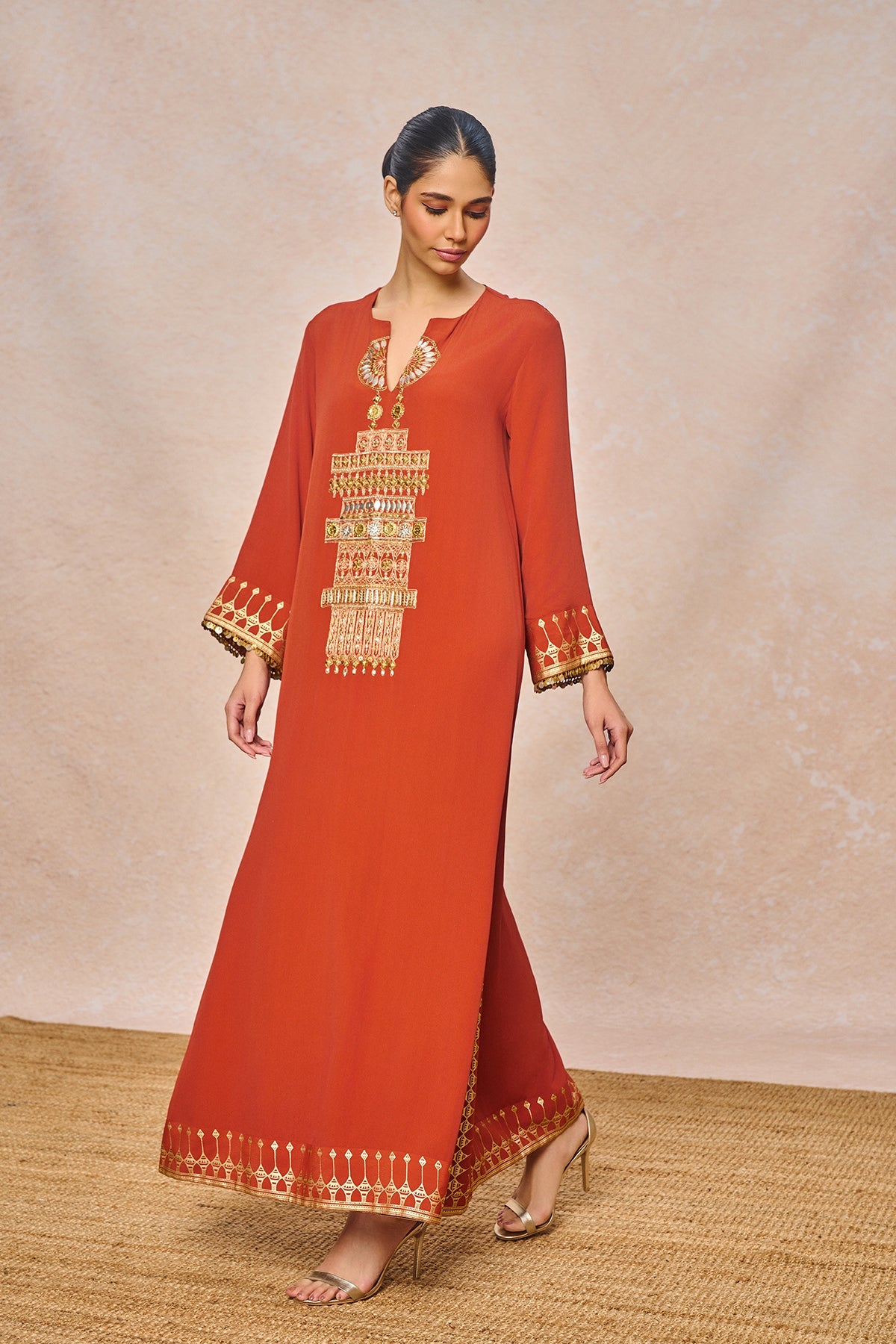 Rust Desert Muse Kaftan