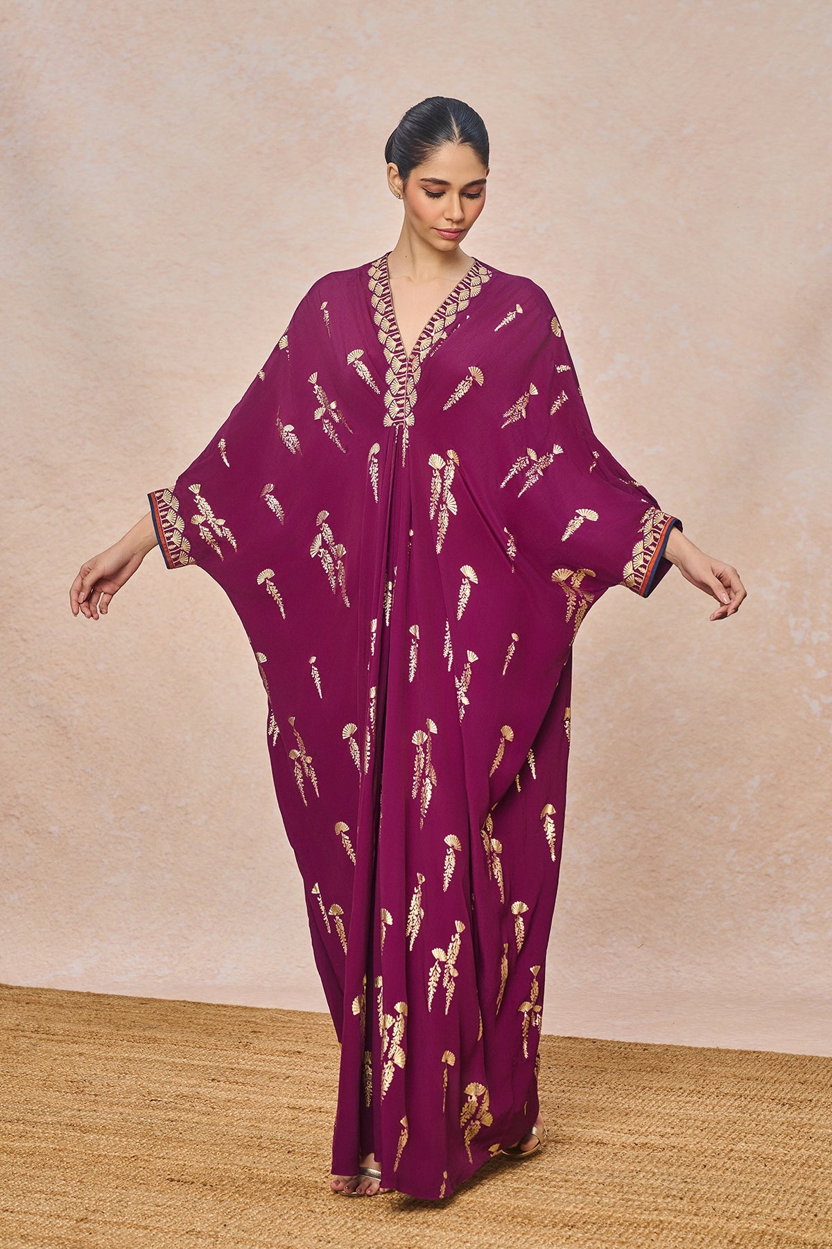 Berry Cherry Vine Kaftan