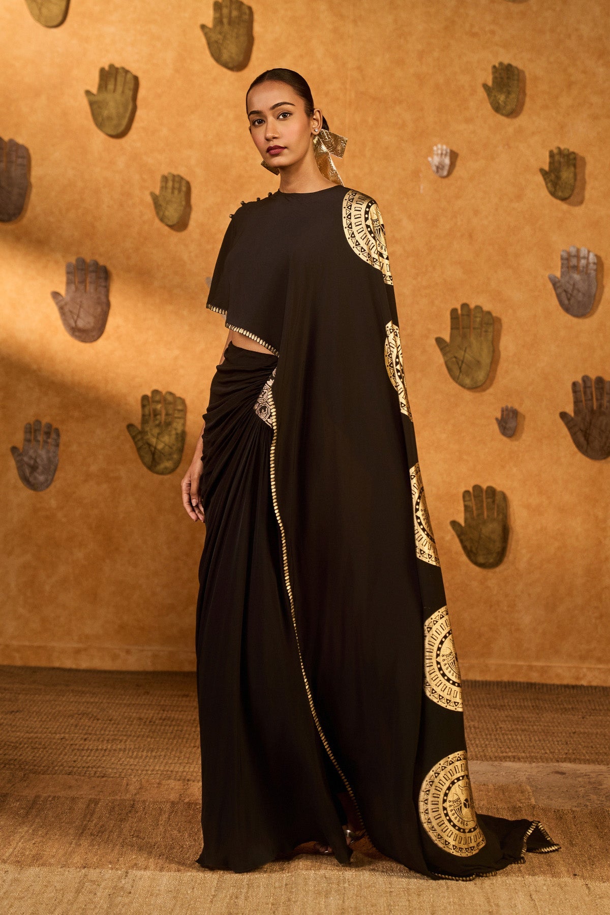 Moonfish Draped Skirt Set