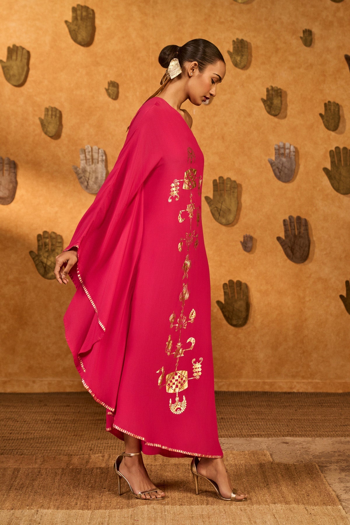 Raspberry Wishdrop Kaftan