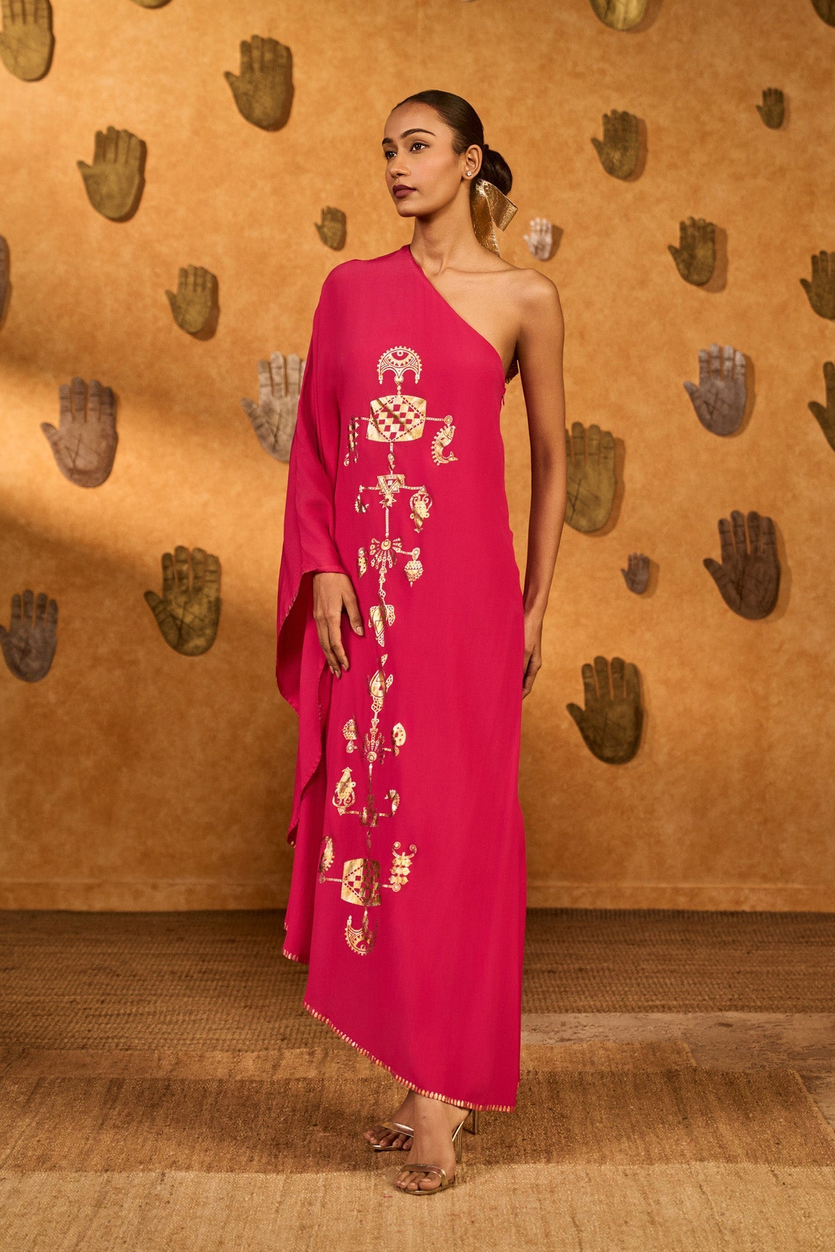 Raspberry Wishdrop Kaftan