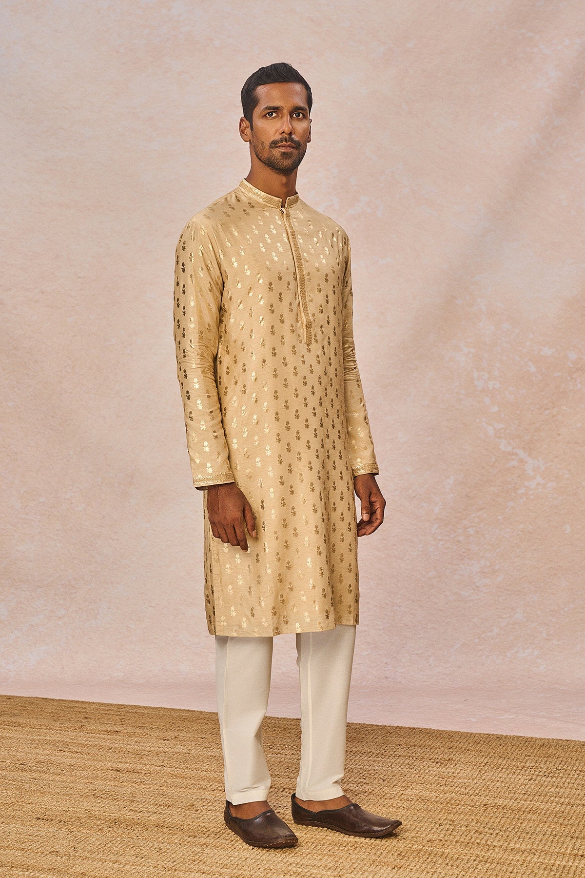 Beige Pixie Dust Kurta Set