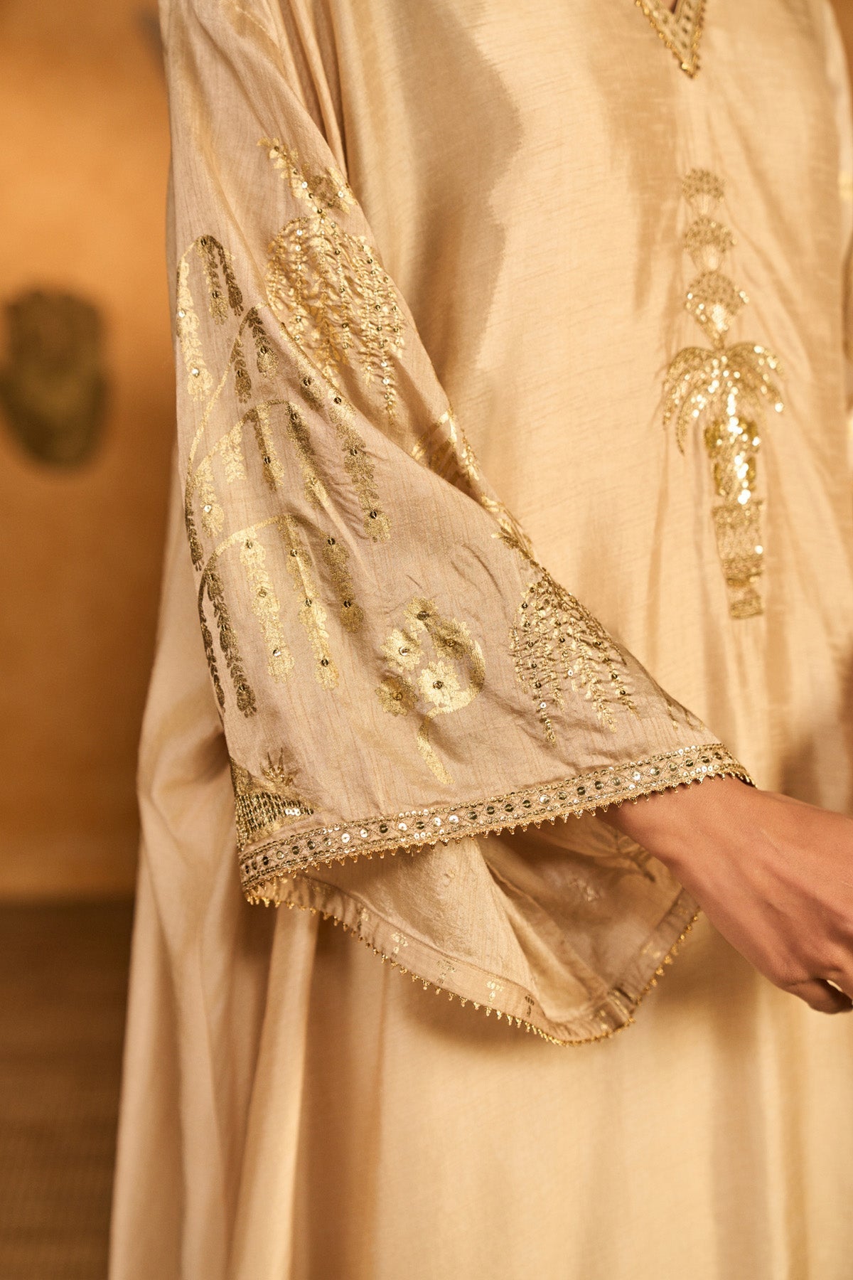 Oatmeal Zen Garden Kaftan