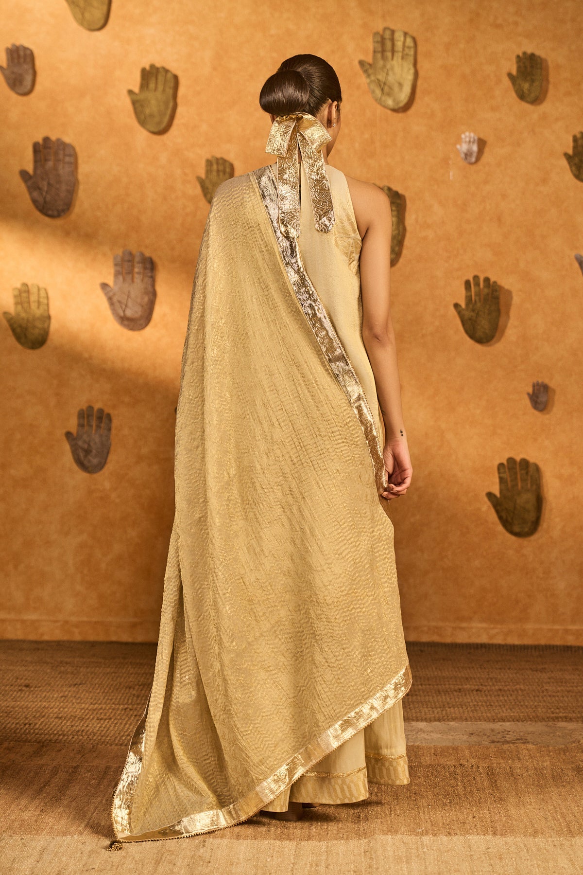 Gold Ivory Paper Breeze Set