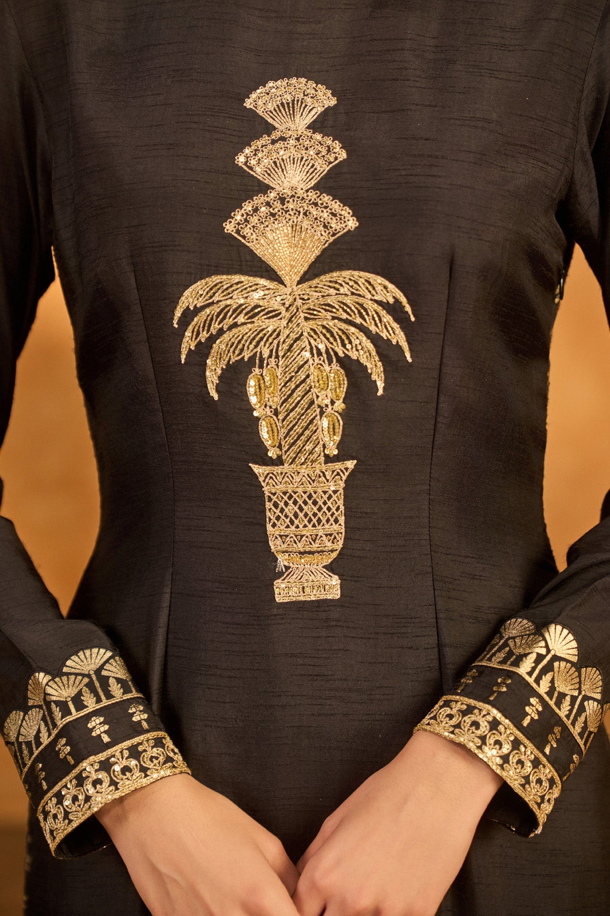 Black Snowlight Kurta Set