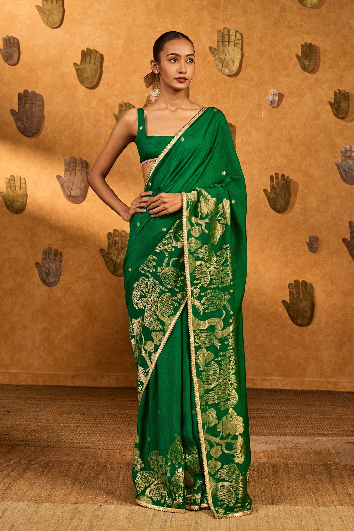 Green Zen Saree
