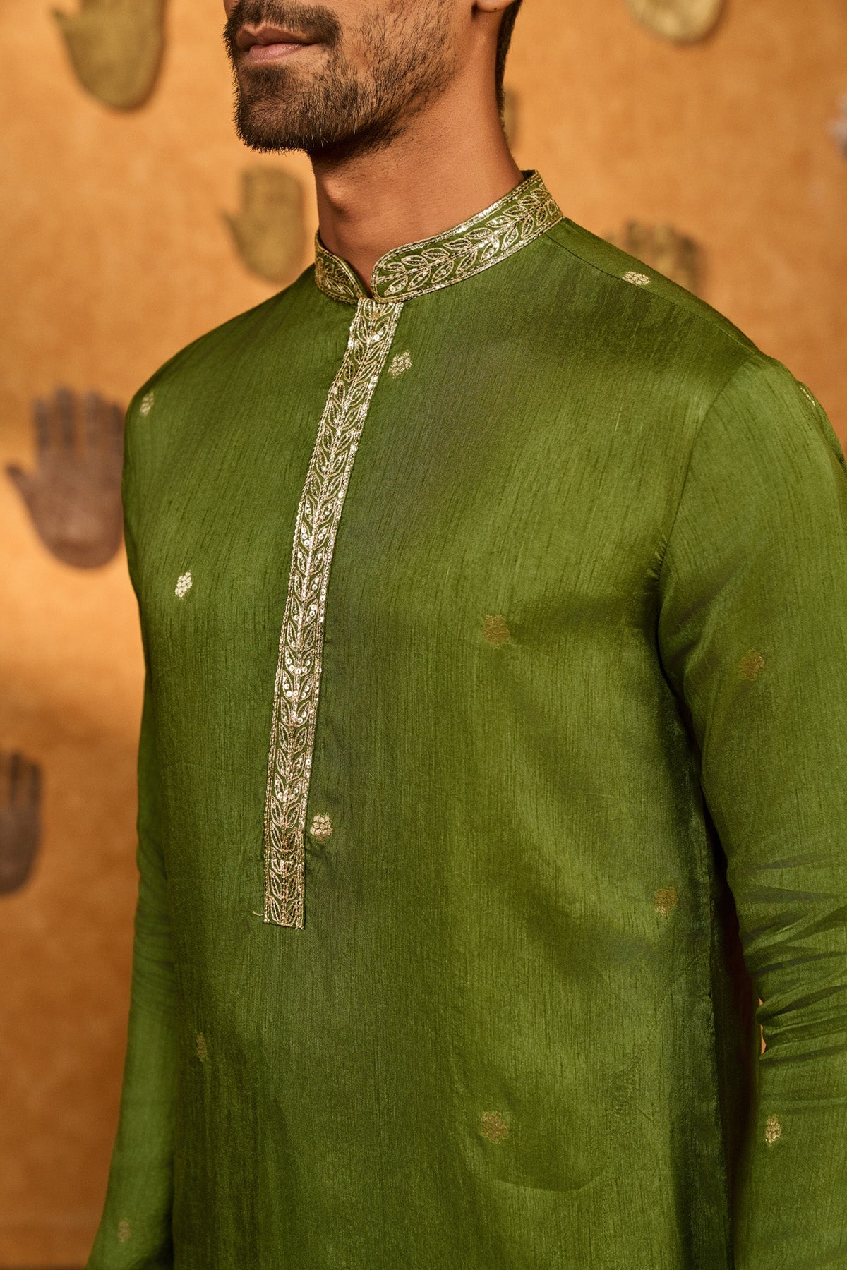 Olive Zen Kurta Set