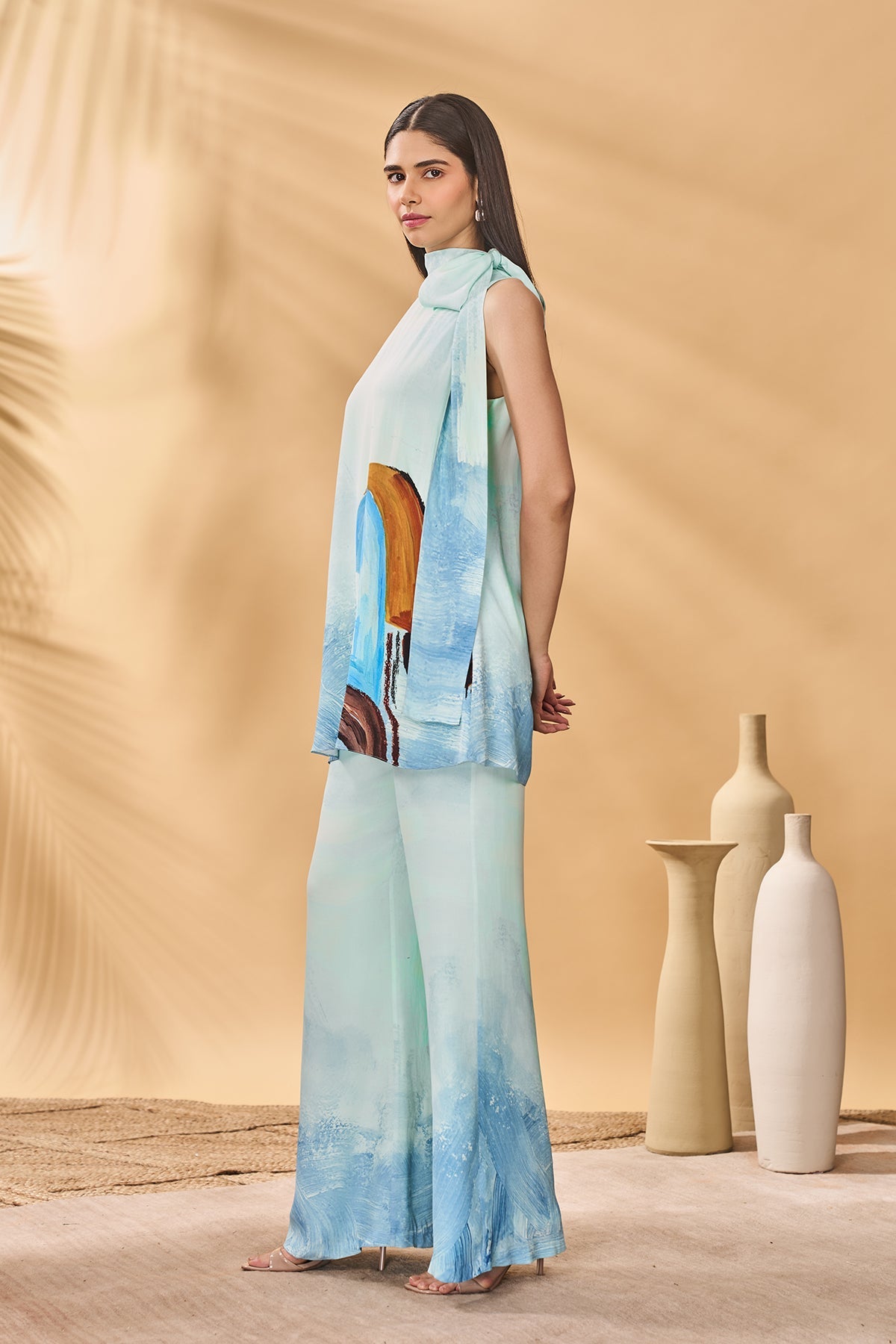 Blue Lost In Space Tunic Set