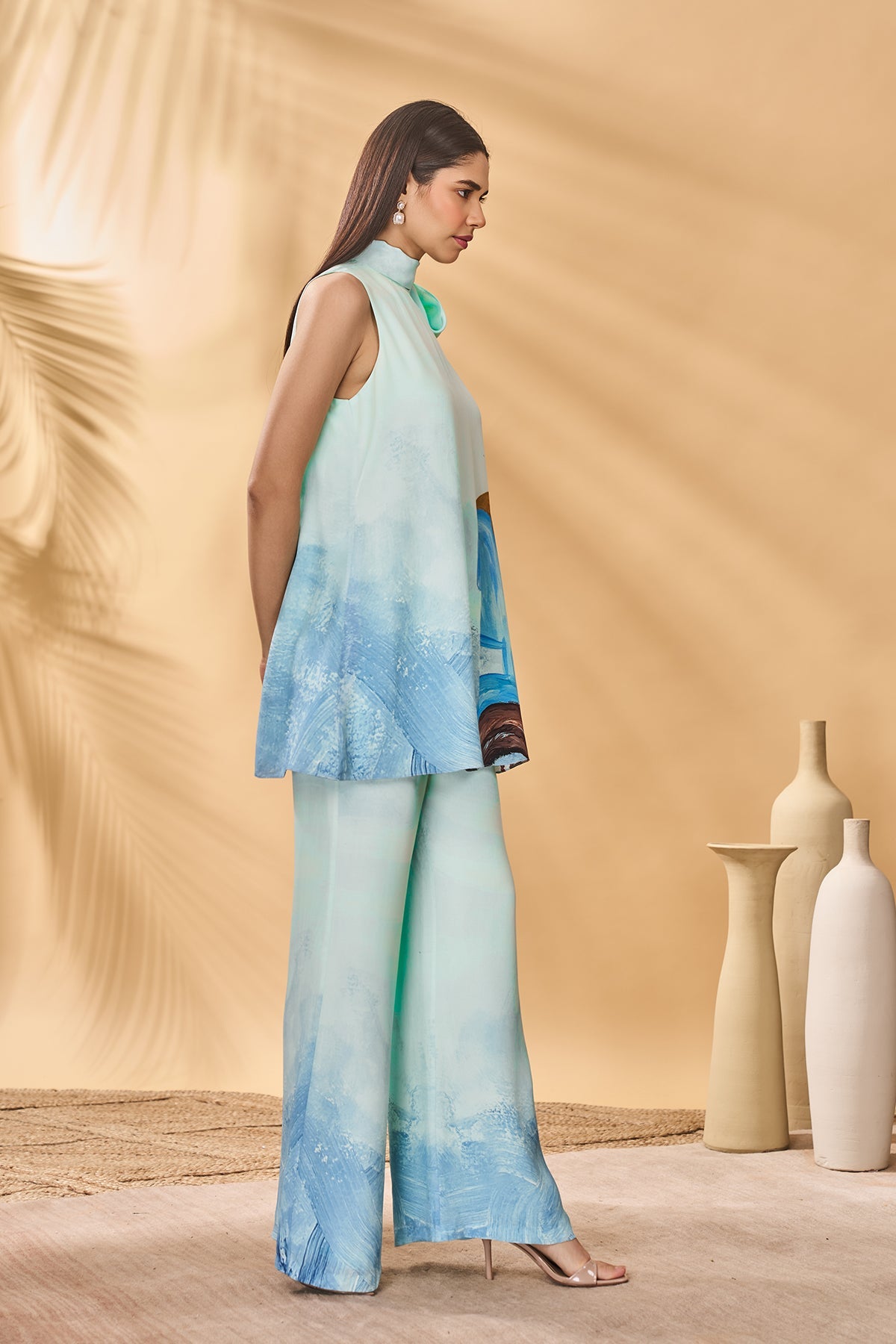 Blue Lost In Space Tunic Set