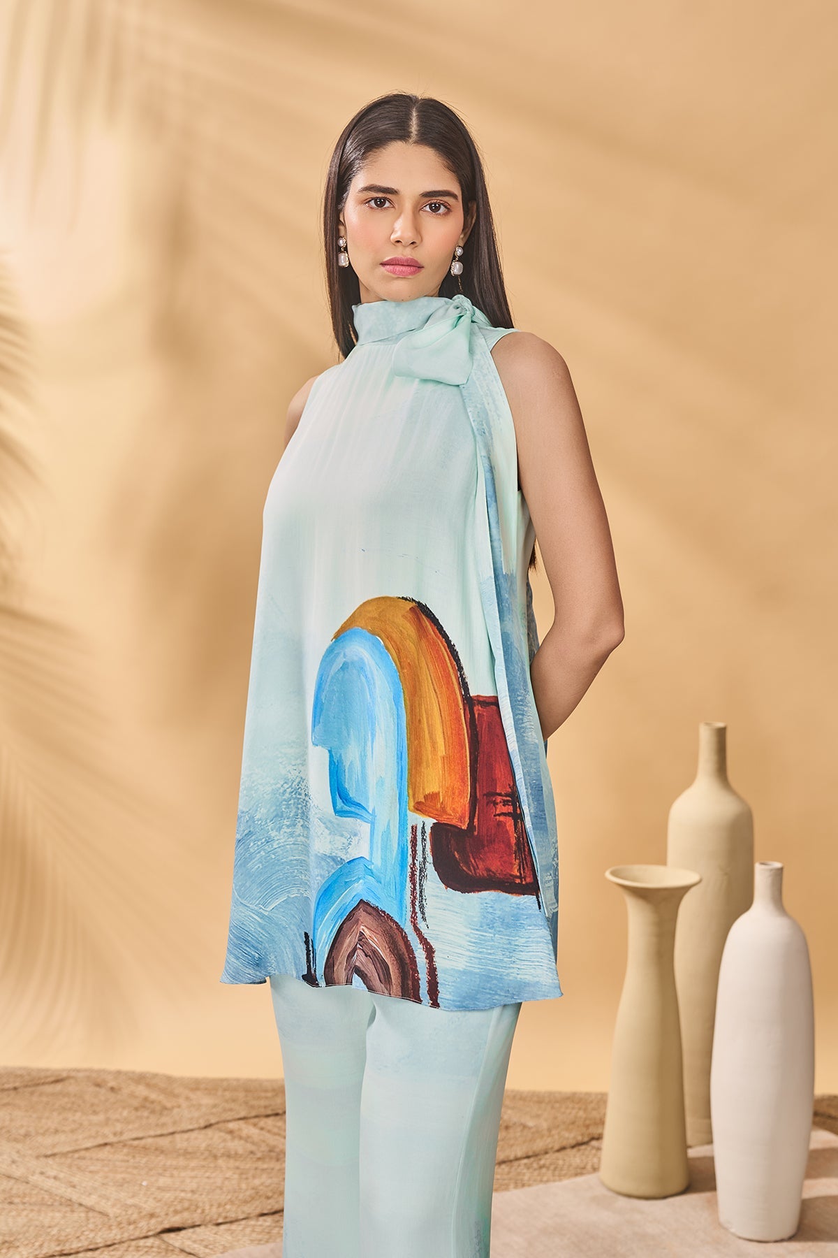 Blue Lost In Space Tunic Set