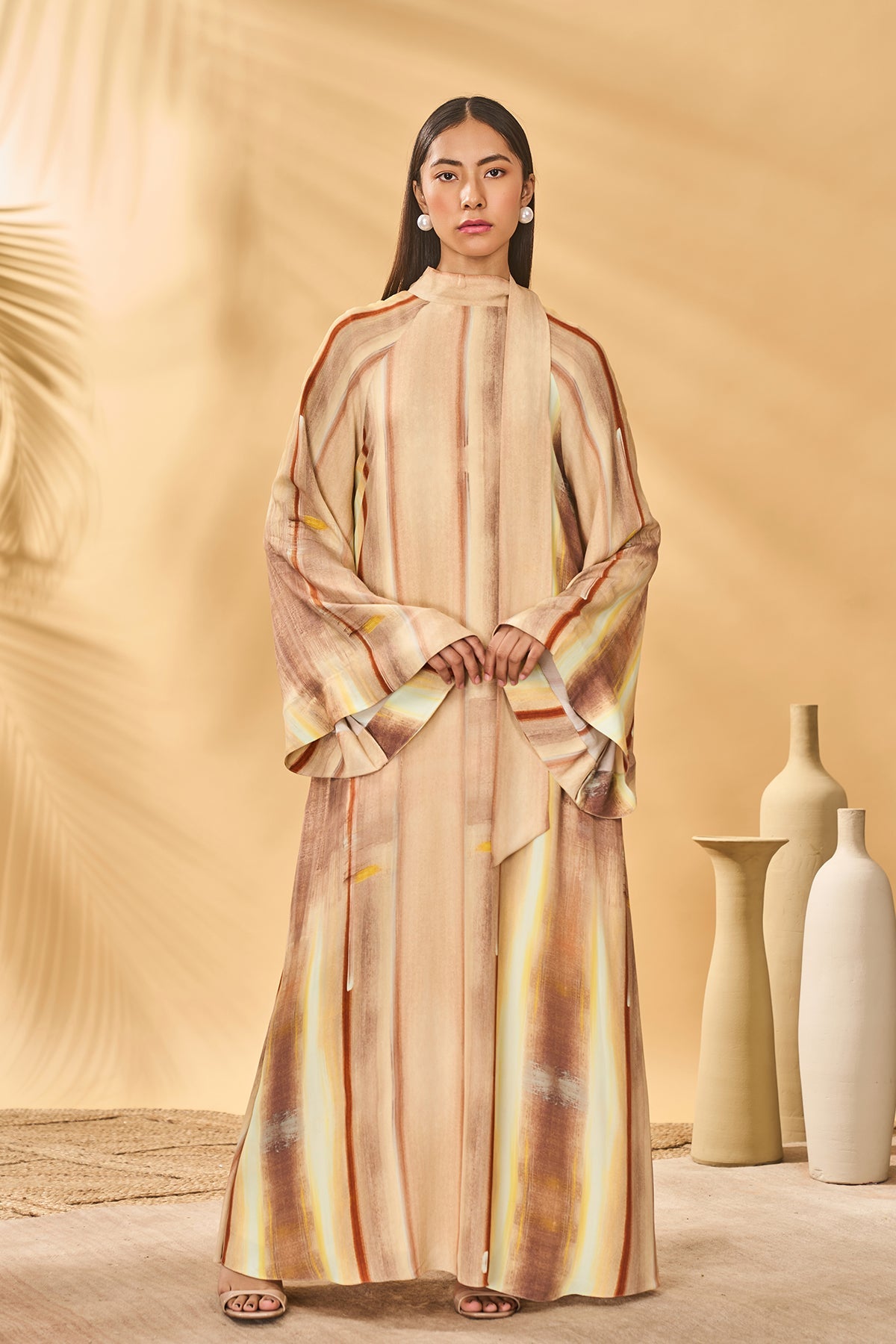Rustic Strokes Reversible Kaftan