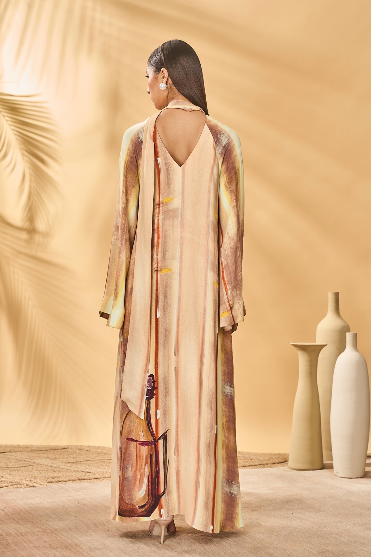 Rustic Strokes Reversible Kaftan