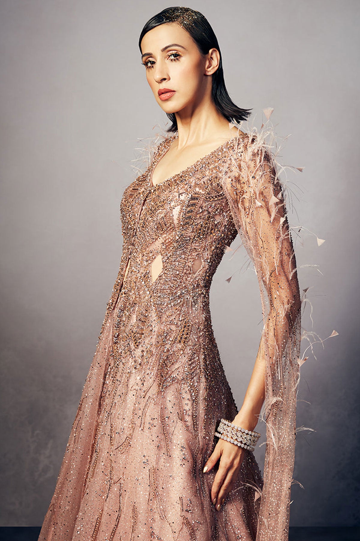 "Natalie" Jacket Lehenga Set