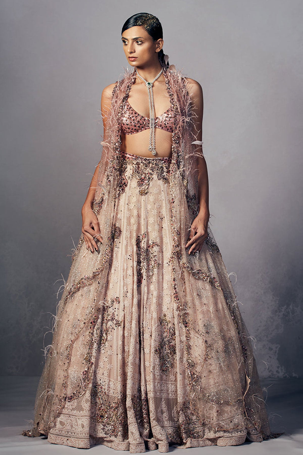 Mabel Chikankari Lehenga Set