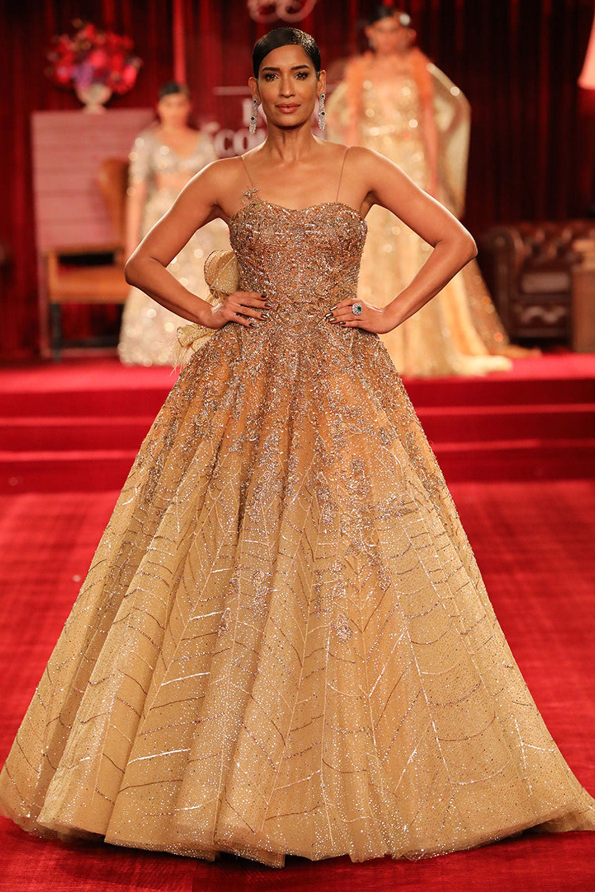 "Helena" Shimmer Tulle Ball Gown