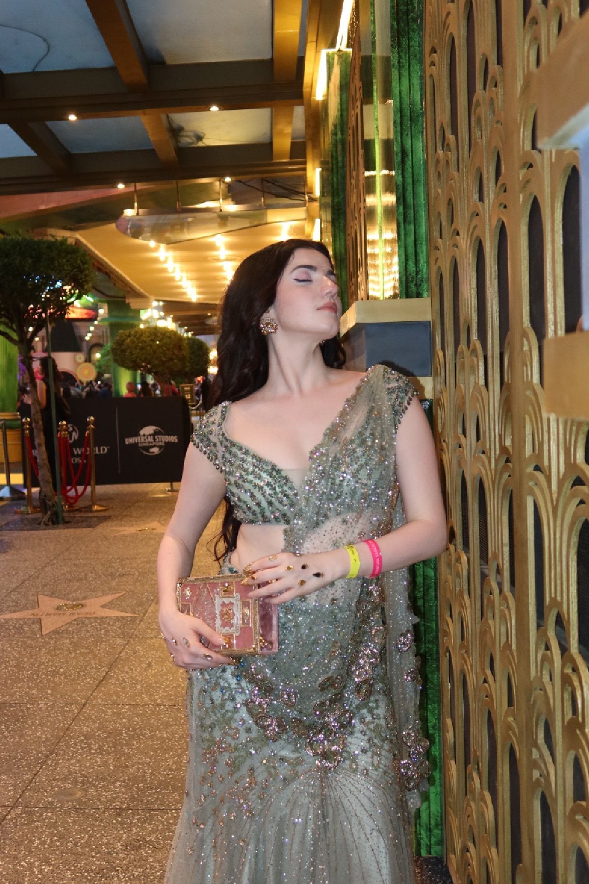 Aastha shah in "Michele" Drape Saree