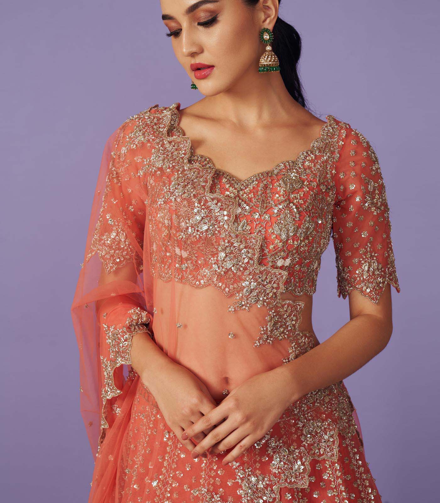 NILOUFER LEHENGA SET