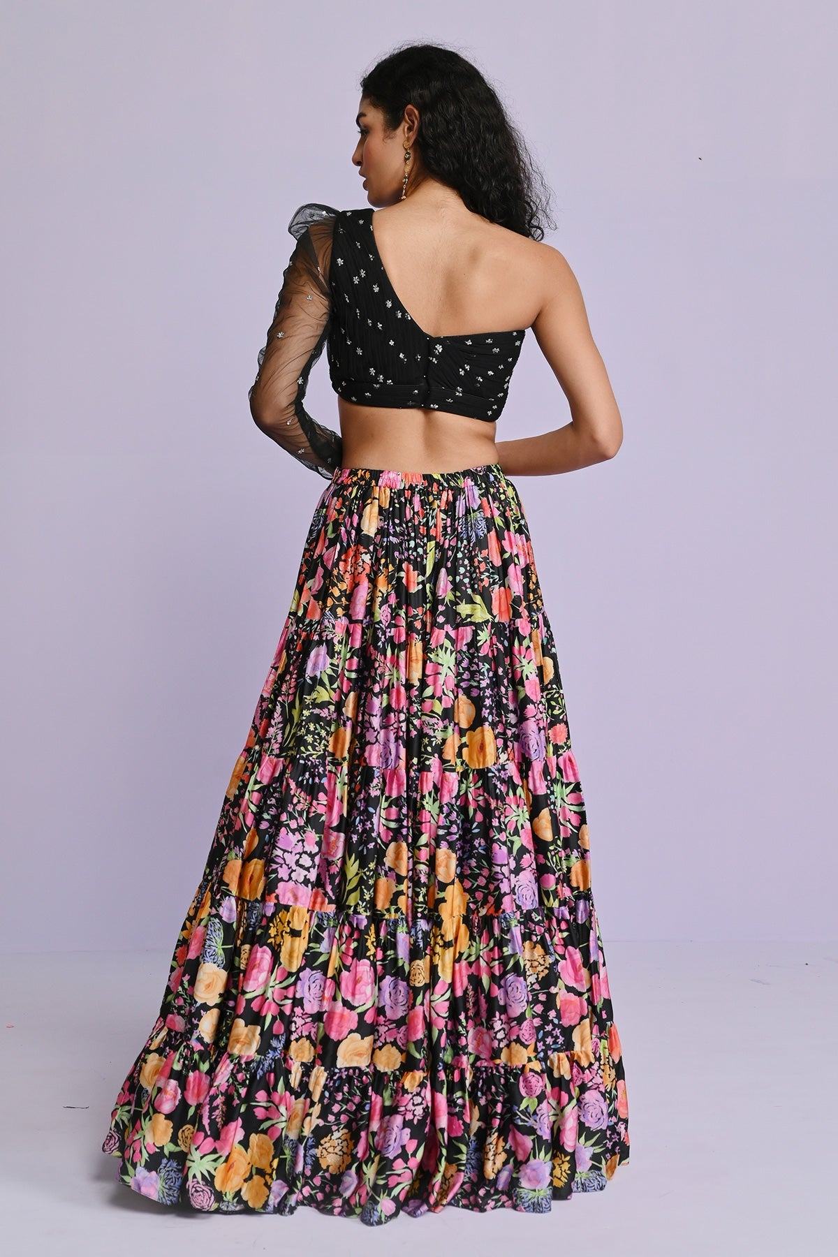 NORAH SATIN HANA FRILL