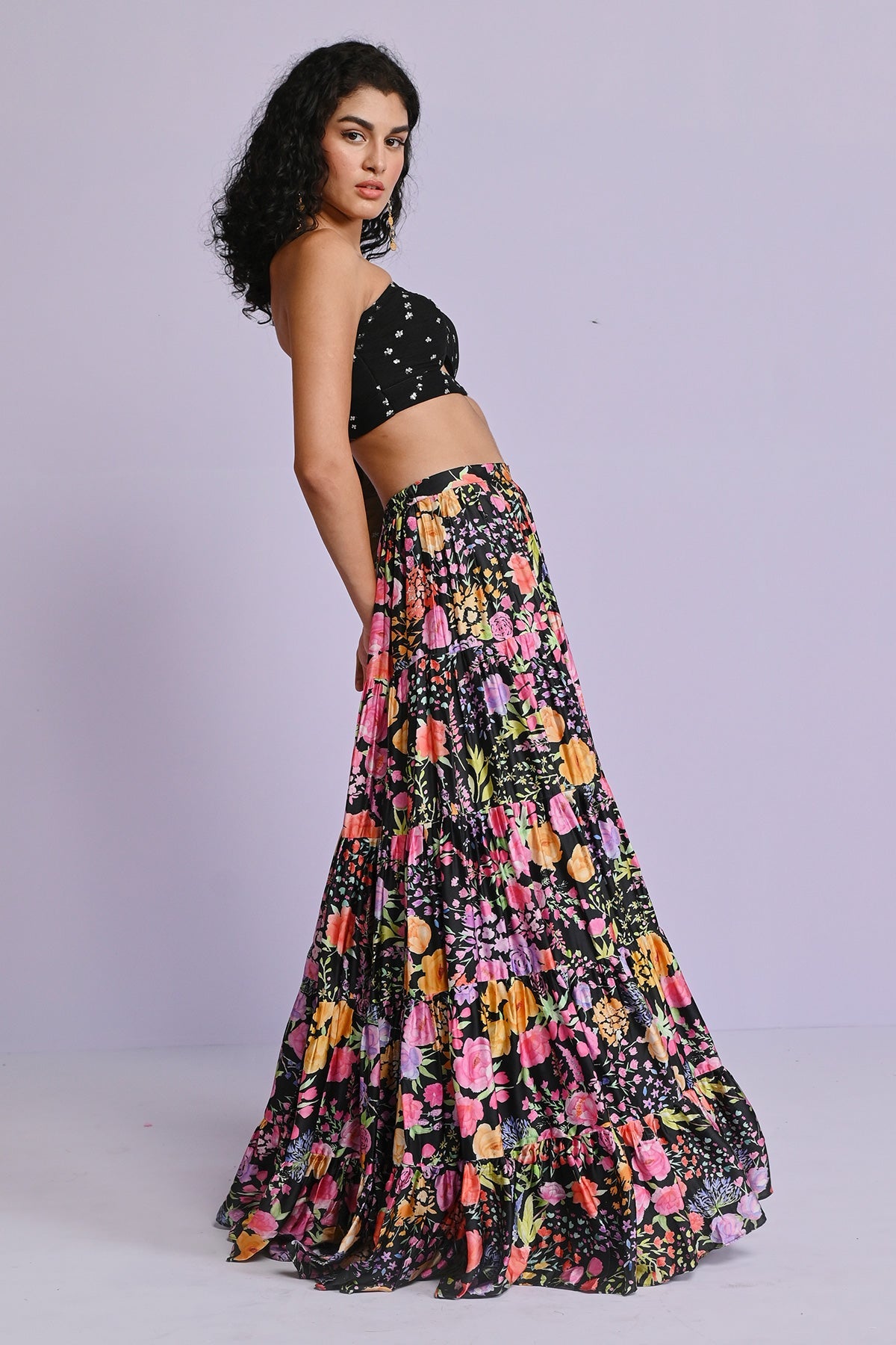 NORAH SATIN HANA FRILL