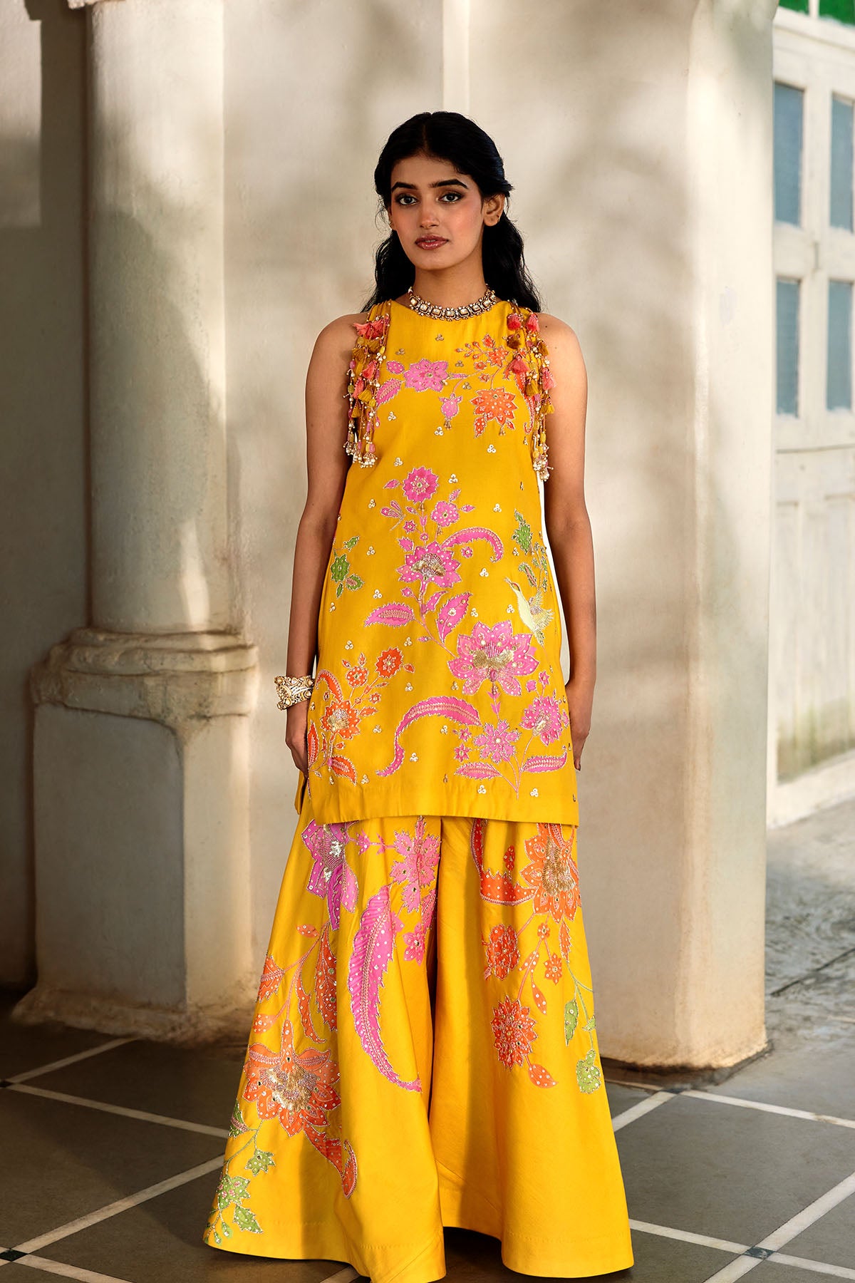 HALO KURTI SET – HONEY