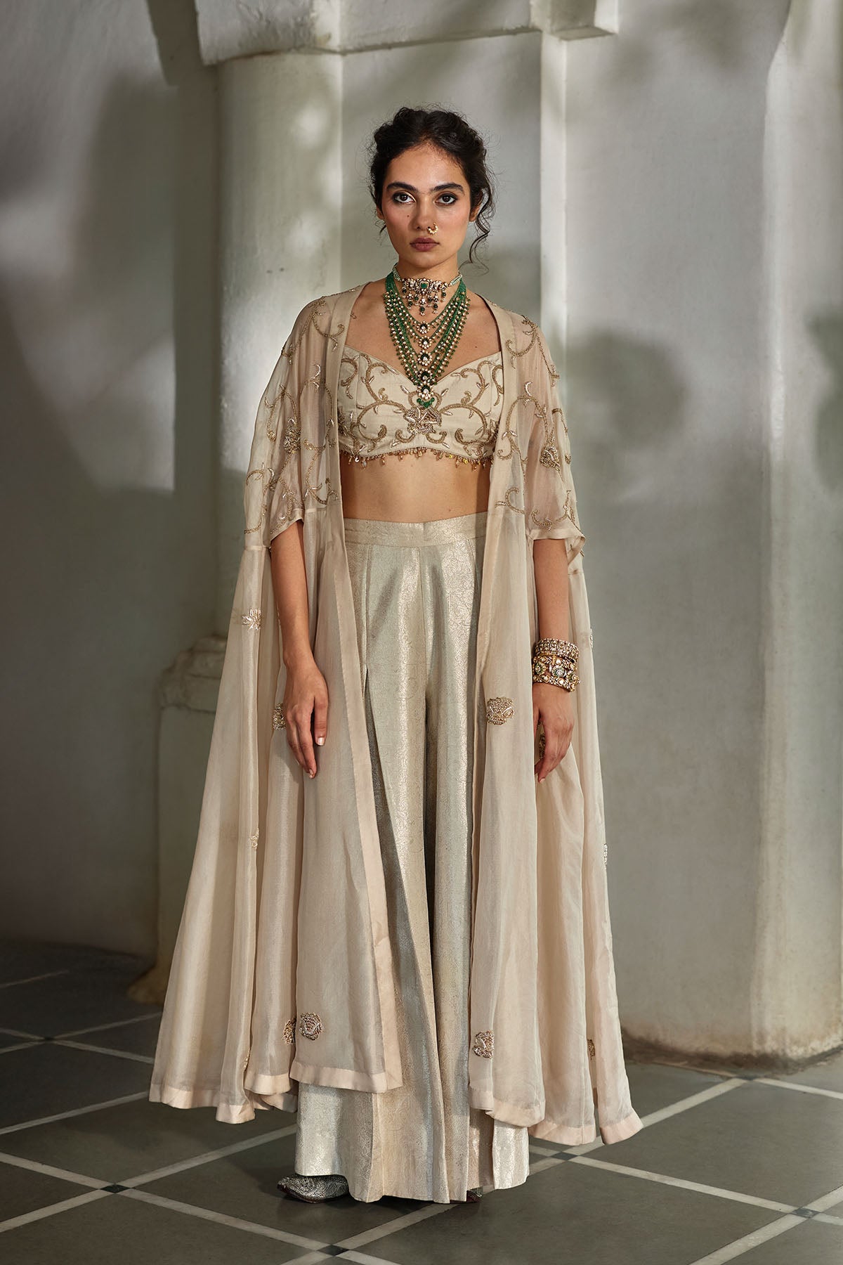 AIRA CAPE PALAZZO SET