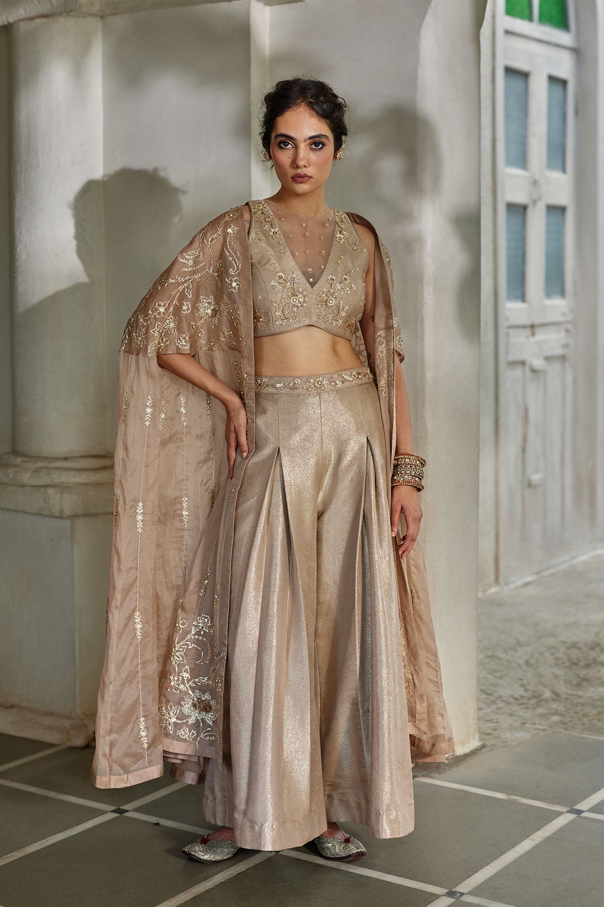 LYRA CAPE TROUSER SET