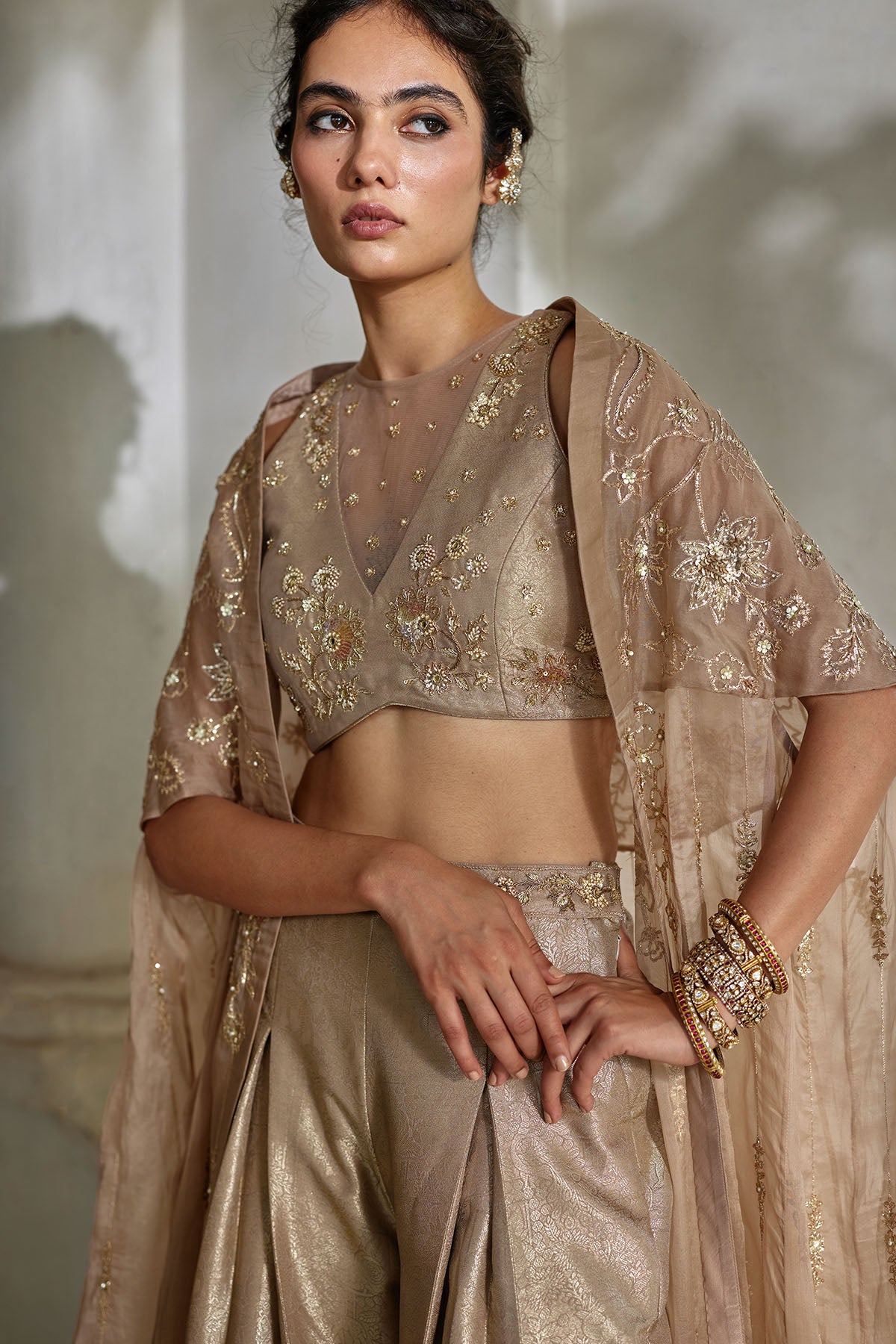 LYRA CAPE TROUSER SET