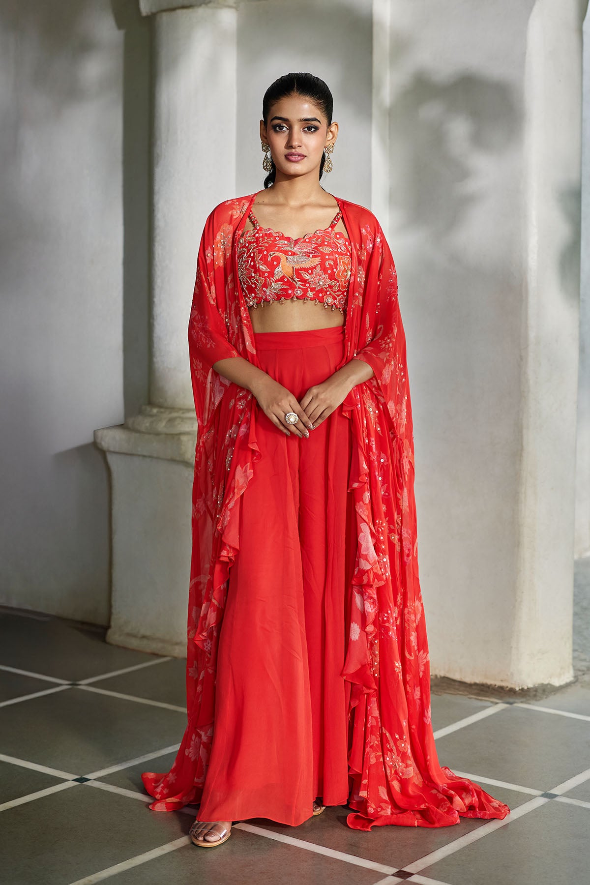 NUNU JACKET PALAZZO SET