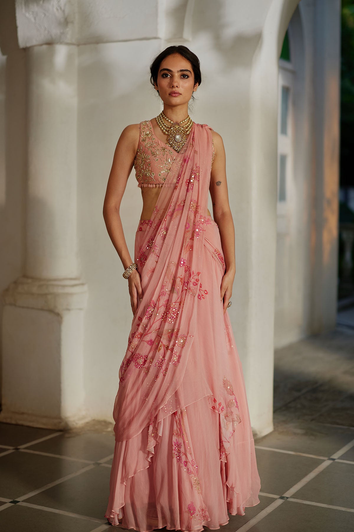 KIRI SAREE SET