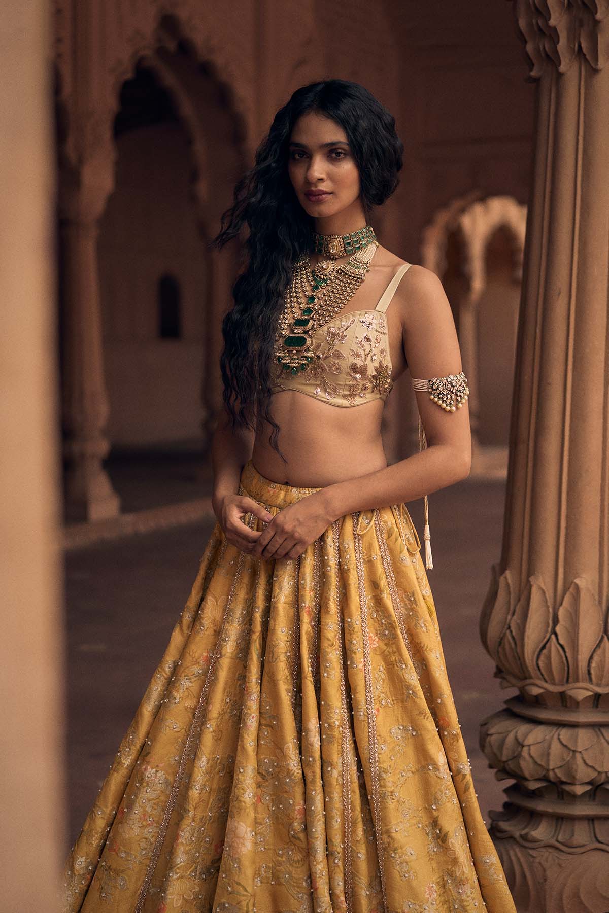 RUBY LEHENGA SET