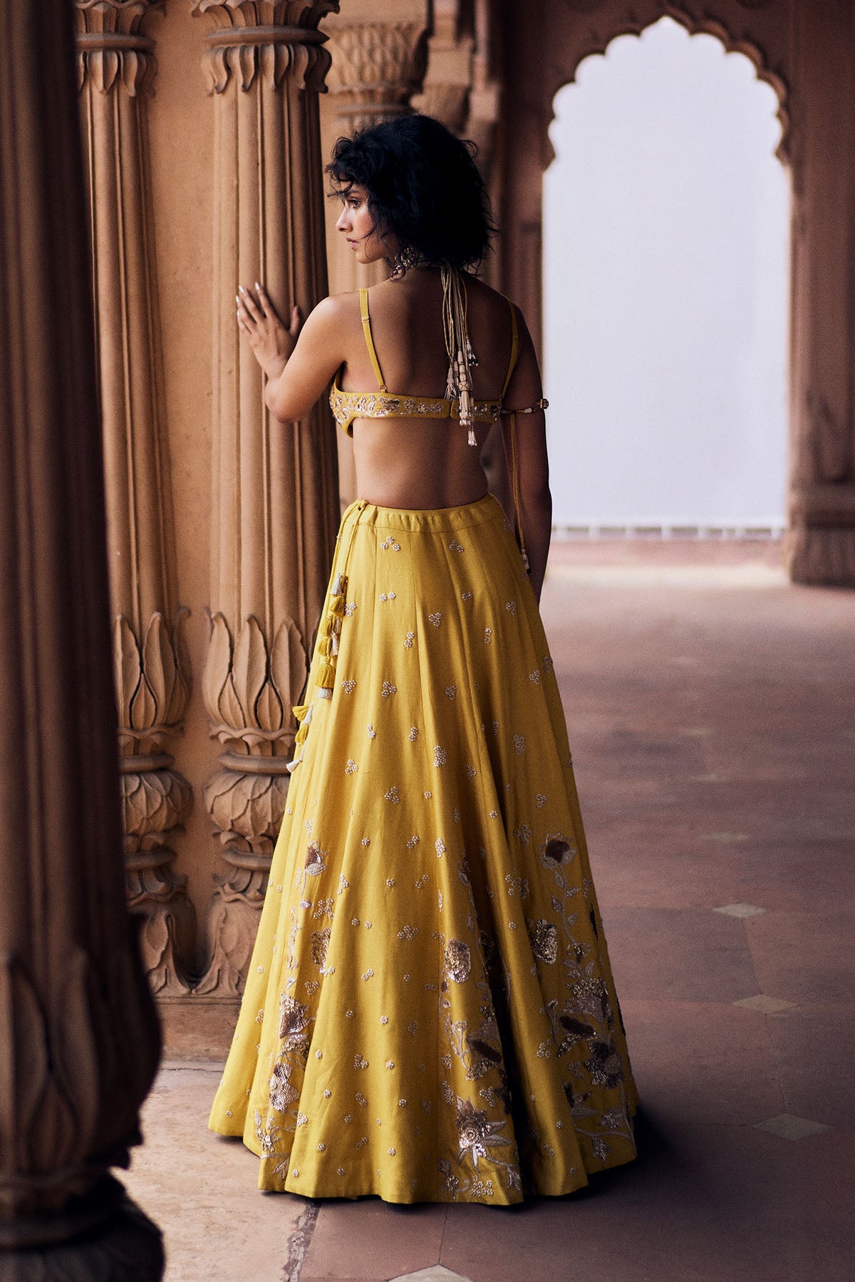 SAGE LEHENGA SET