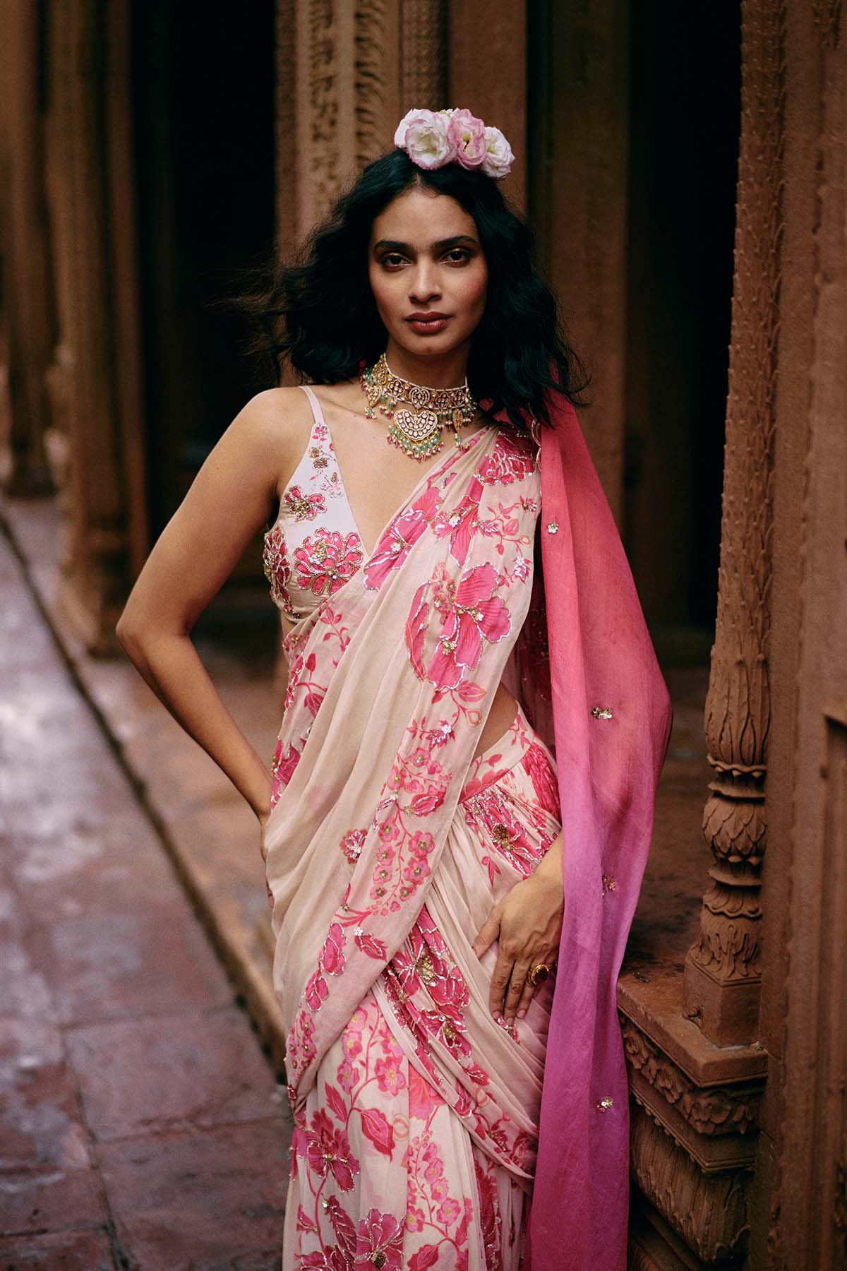 EVERLY SAREE SET