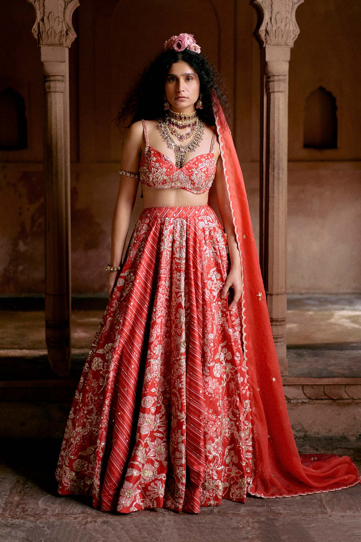JEAN LEHENGA SET