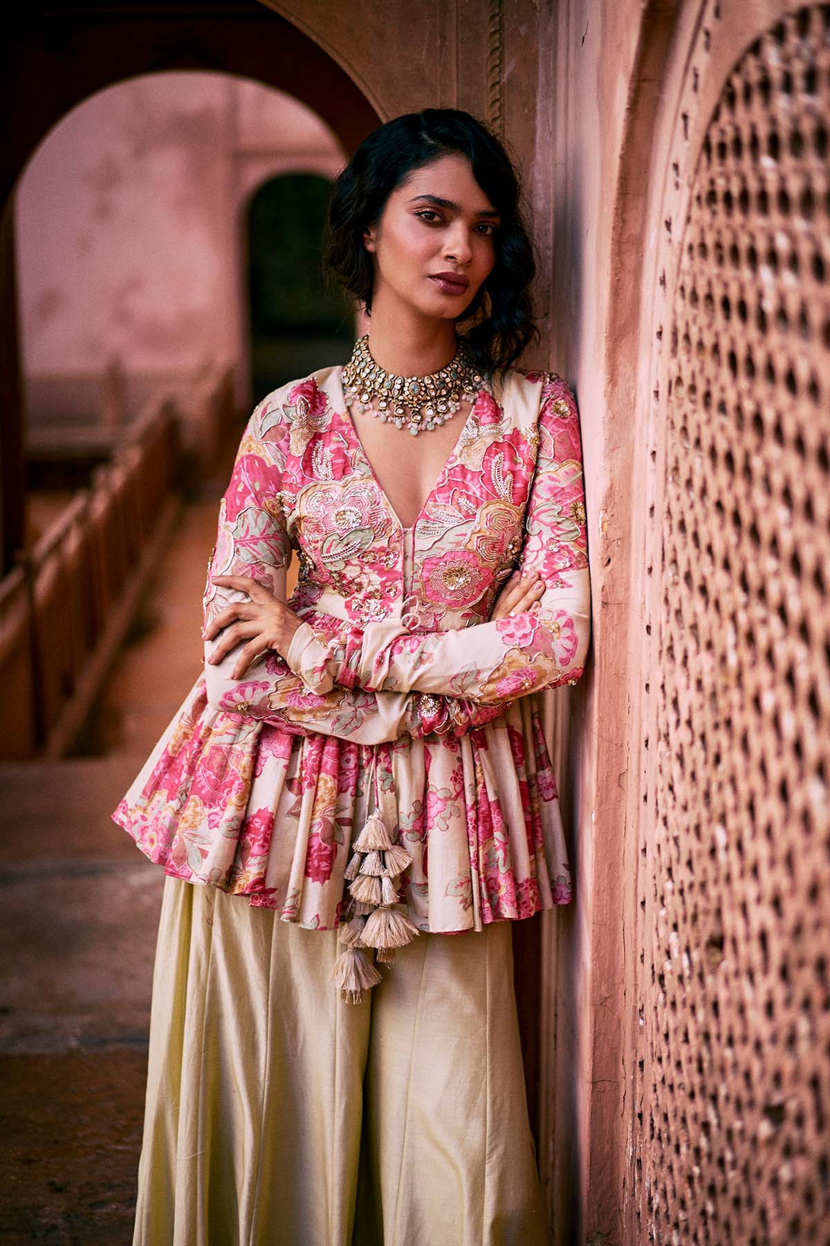 JANE PEPLUM SET