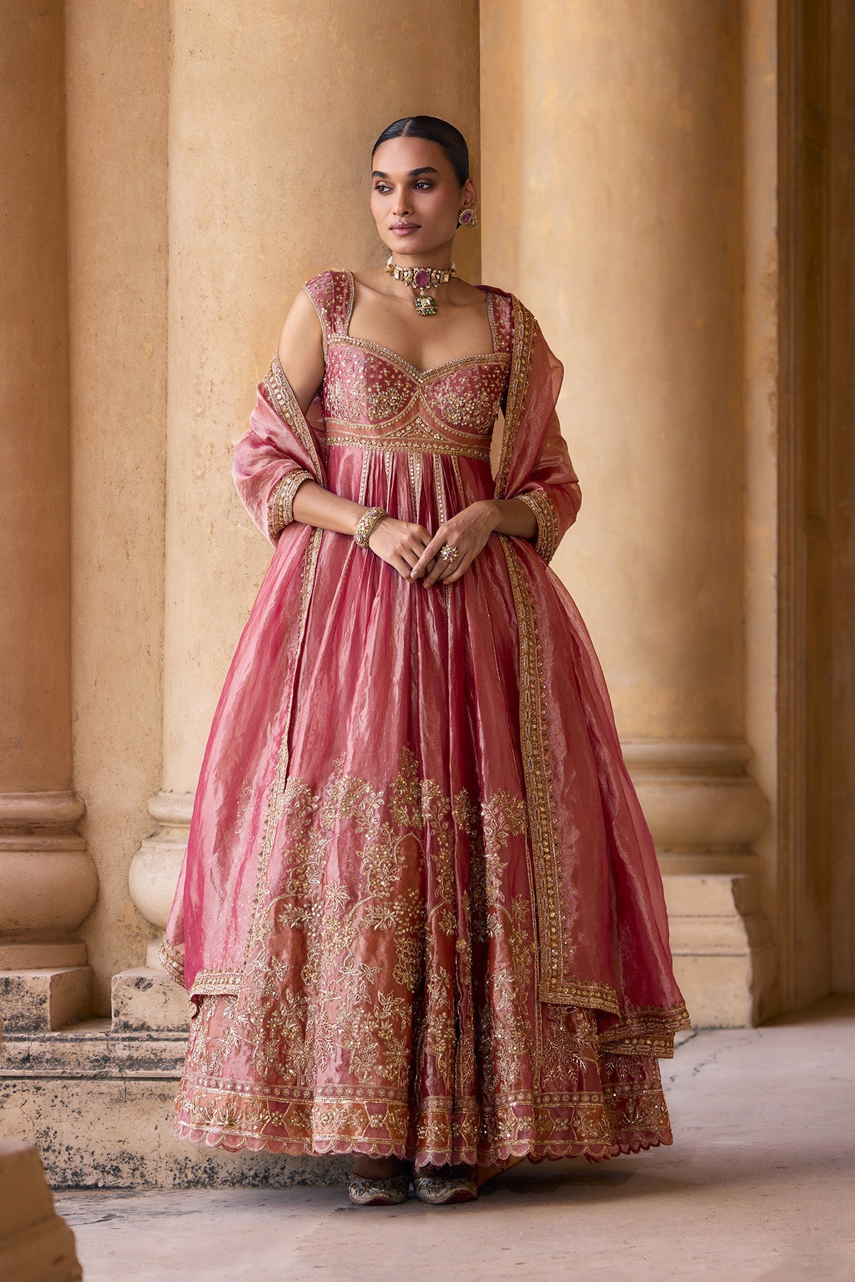 Gulnaar Anarkali Set