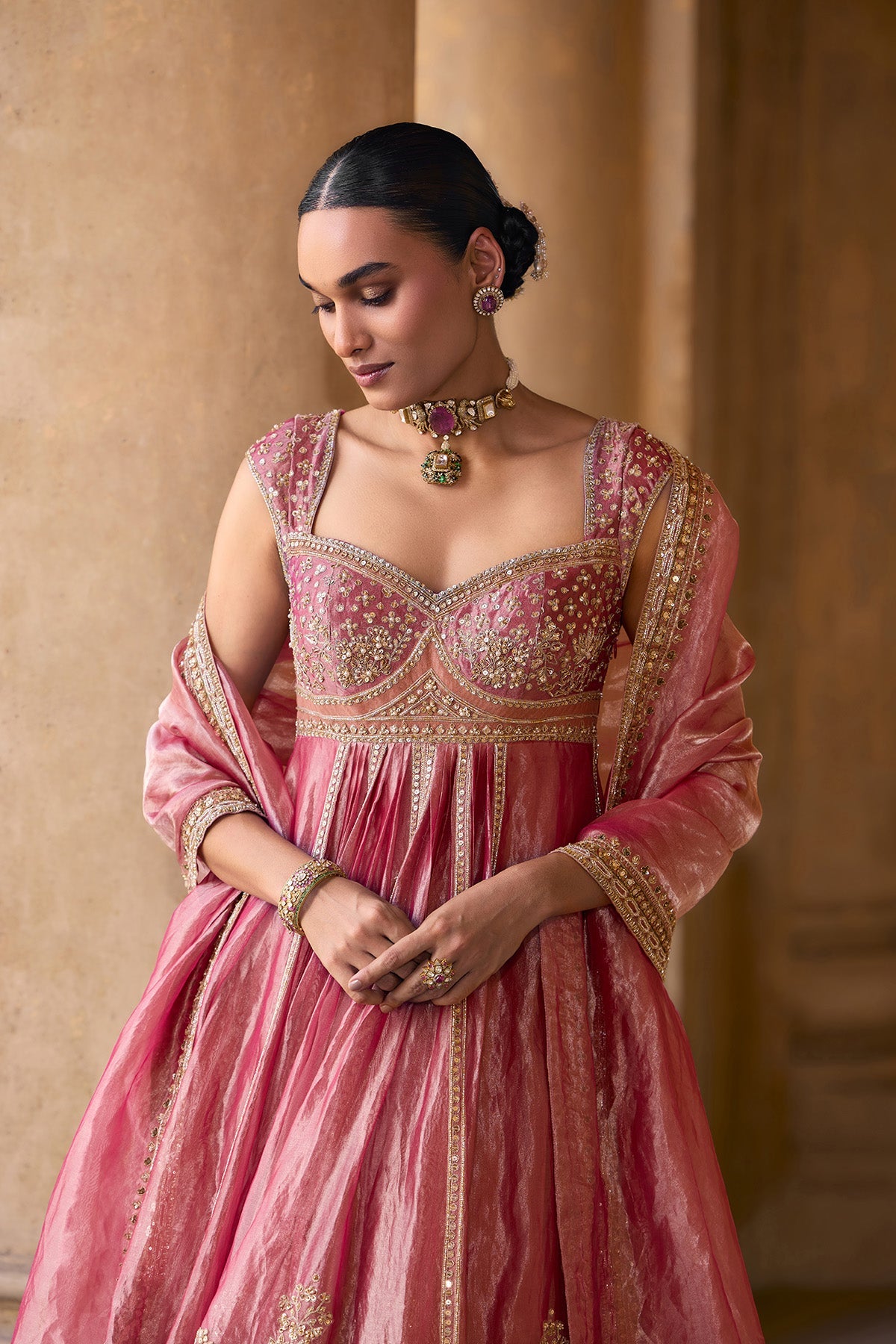 Gulnaar Anarkali Set